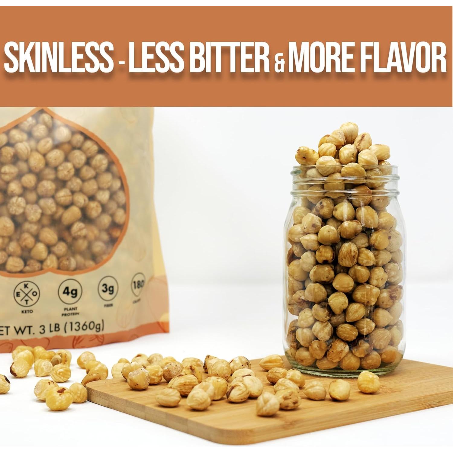 Avellanas Tostadas Secas Roastery Coast 1.36 KG Sin Sal