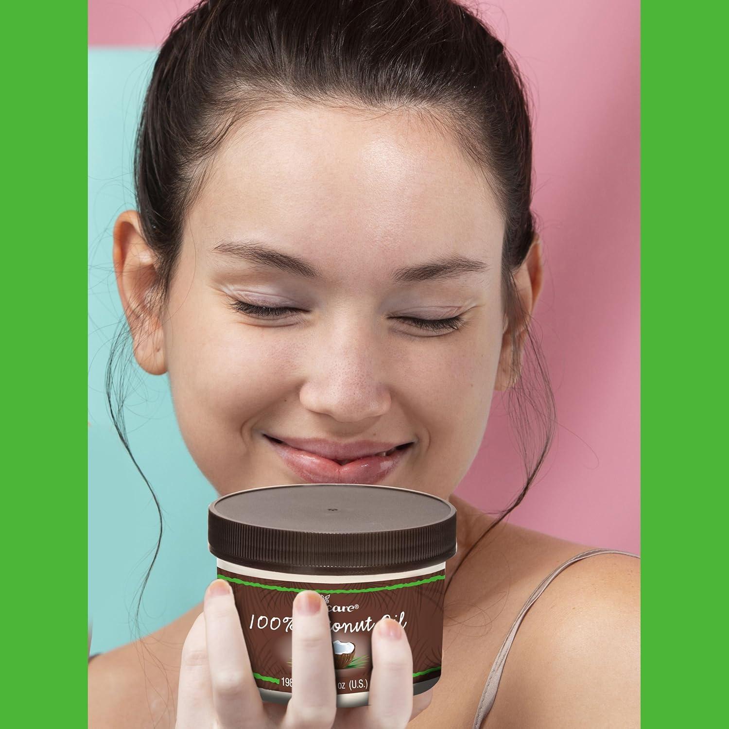 Aceite de Coco 100% Natural Cococare 198 g - Hidratante Piel y Cabello