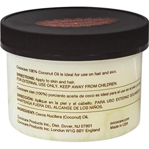 Aceite de Coco 100% Natural Cococare 198 g - Hidratante Piel y Cabello