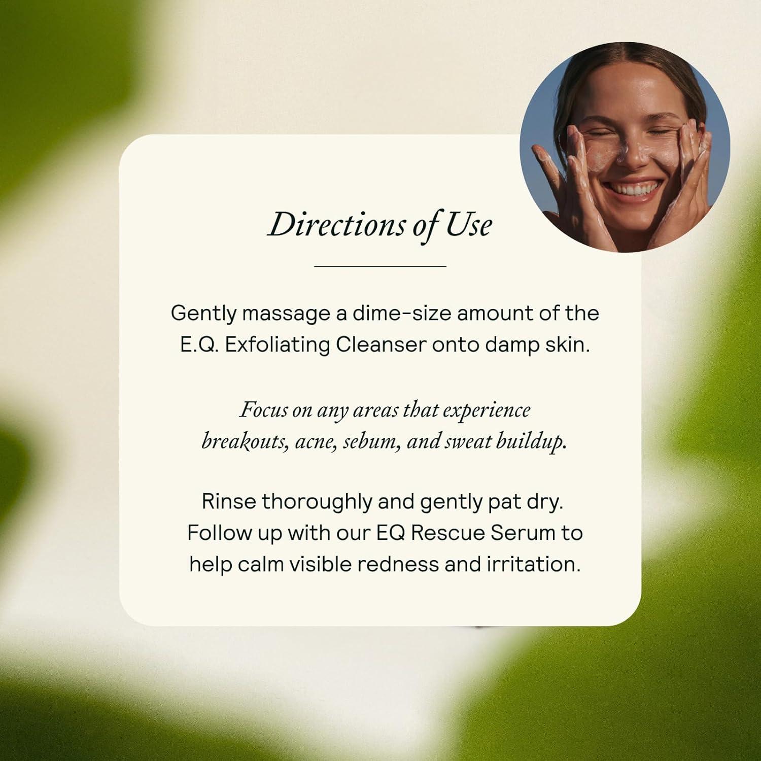 Limpiador Exfoliante EQ - 49.9 ml - Suave para Cara y Cuerpo