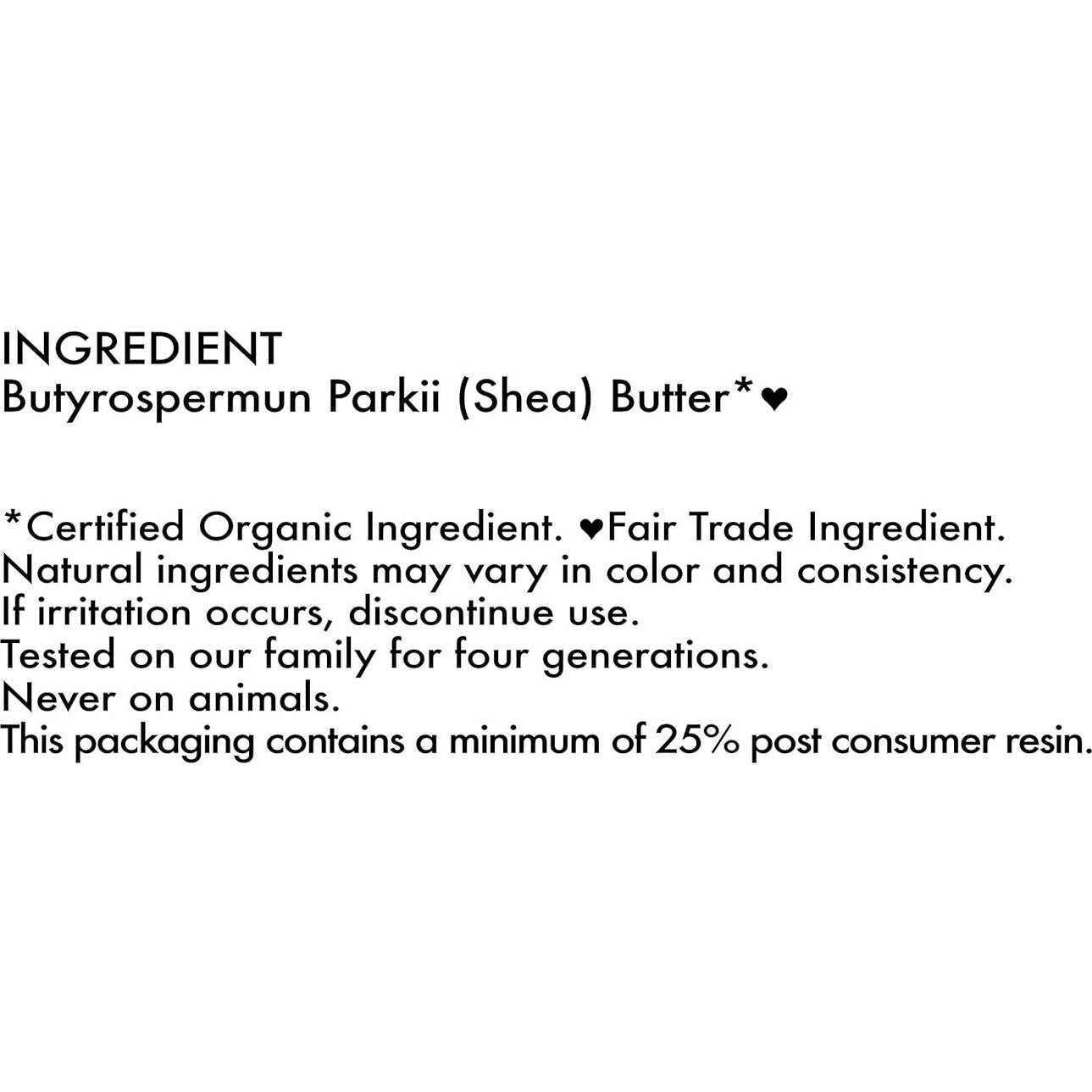 Manteca de Karité SheaMoisture 100% Orgánica 340 ml Hidratante