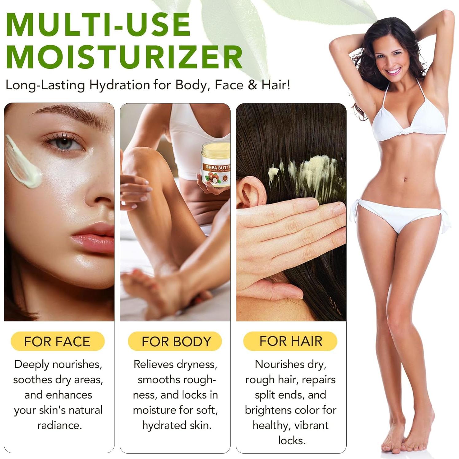 Manteca de Karité Cruda YECUCE 460 ml Hidratante Piel y Cabello