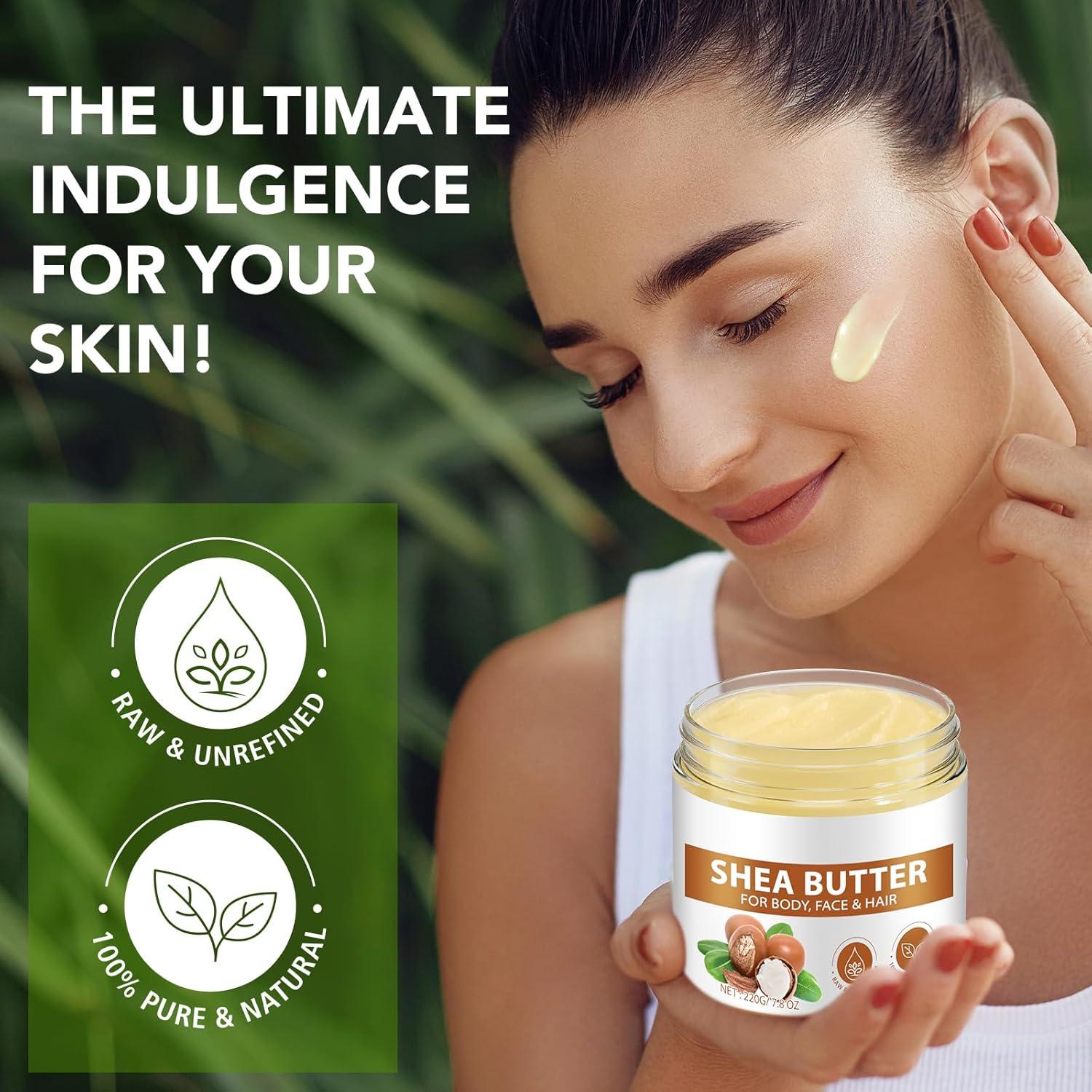 Manteca de Karité Cruda YECUCE 460 ml Hidratante Piel y Cabello