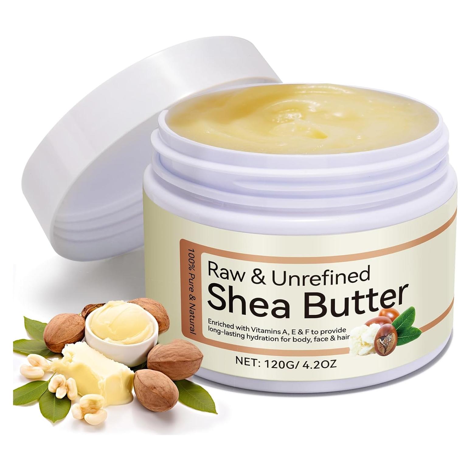 Manteca de Karité Africana 120g Pura Sin Refinar Hidratante