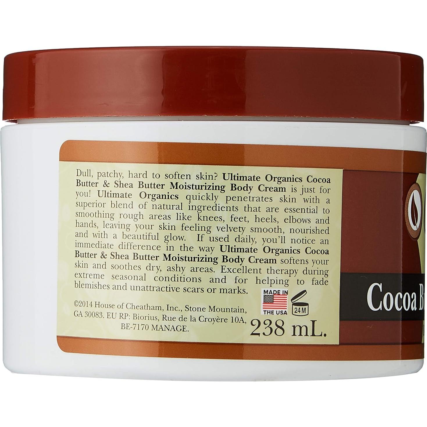 Crema Hidratante para el Cuerpo Atlas Étnico 227g Manteca de Cacao y Karité