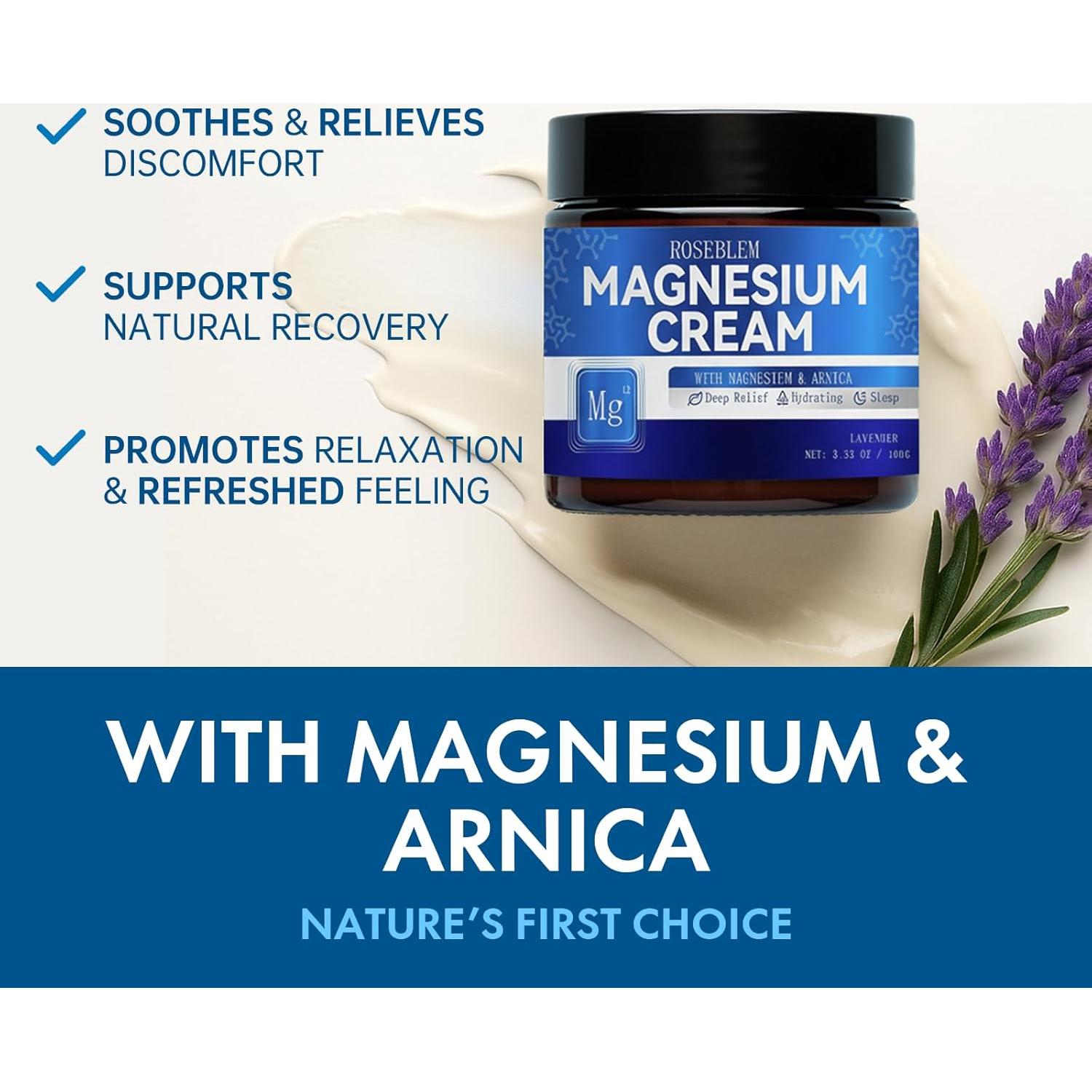 Crema de Magnesio con Árnica y Lavanda Roseblem 100g