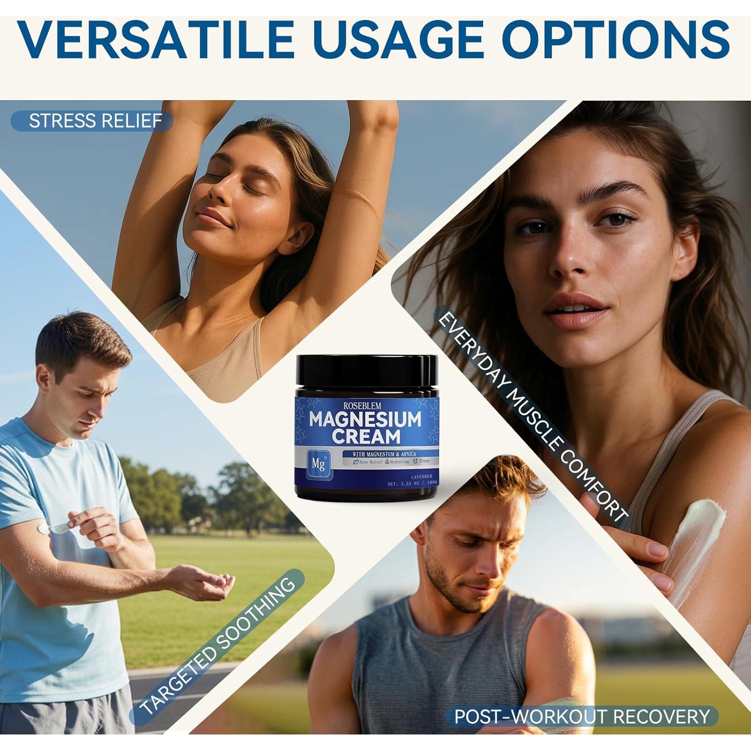 Crema de Magnesio con Árnica y Lavanda Roseblem 100g