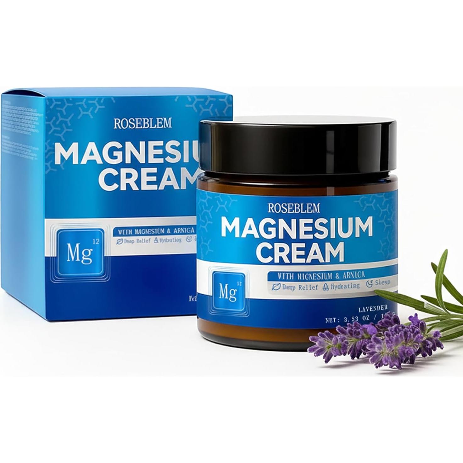 Crema de Magnesio con Árnica y Lavanda Roseblem 100g