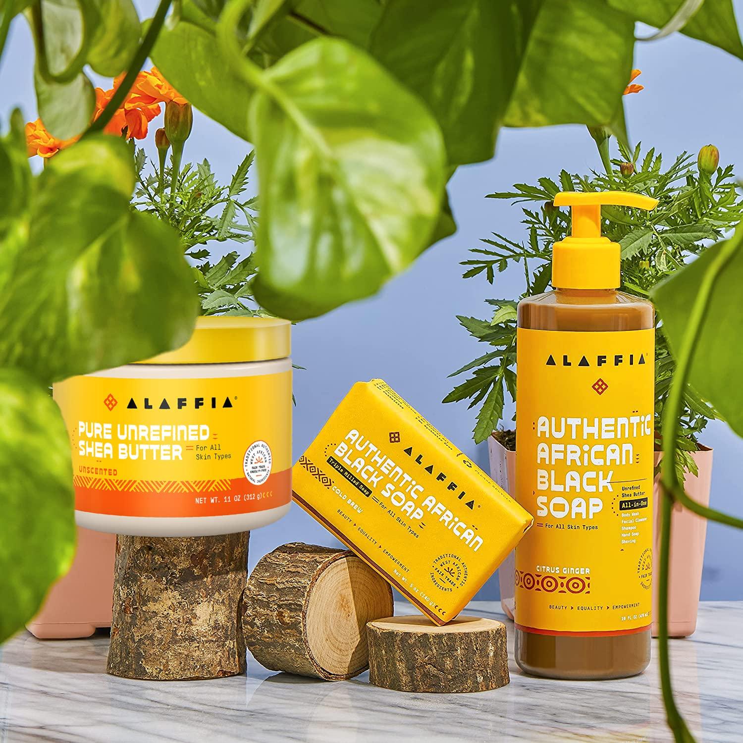 Manteca de Karité Pura Sin Refinar Alaffia 311 g - Hidratante