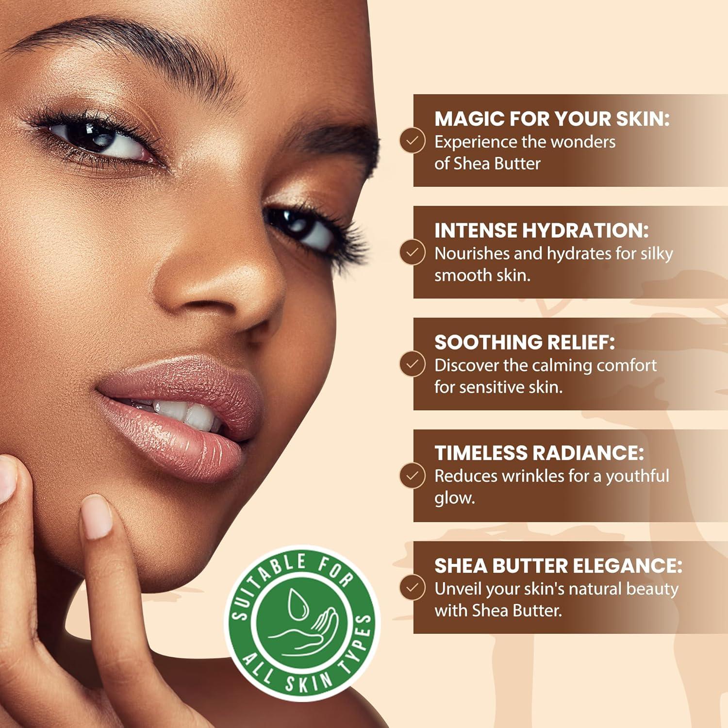 Manteca de Karité Africana Cruda 226g DIOVERDE - Hidratante Piel y Cabello