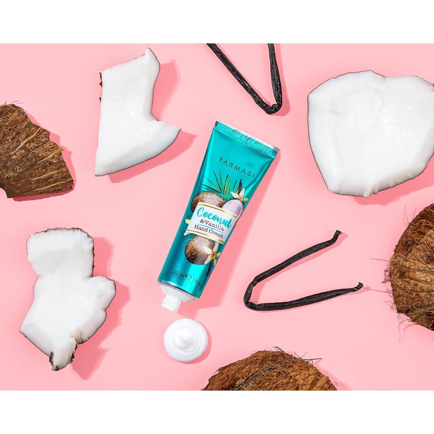 Crema de Manos Farmasi Manteca de Karité 30ml Coco y Vainilla