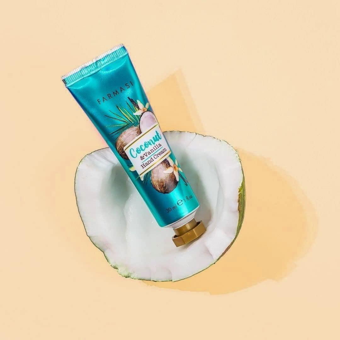 Crema de Manos Farmasi Manteca de Karité 30ml Coco y Vainilla