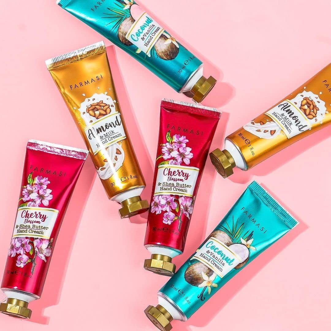 Crema de Manos Farmasi Manteca de Karité 30ml Coco y Vainilla