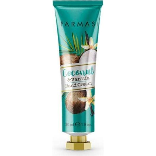 Crema de Manos Farmasi Manteca de Karité 30ml Coco y Vainilla