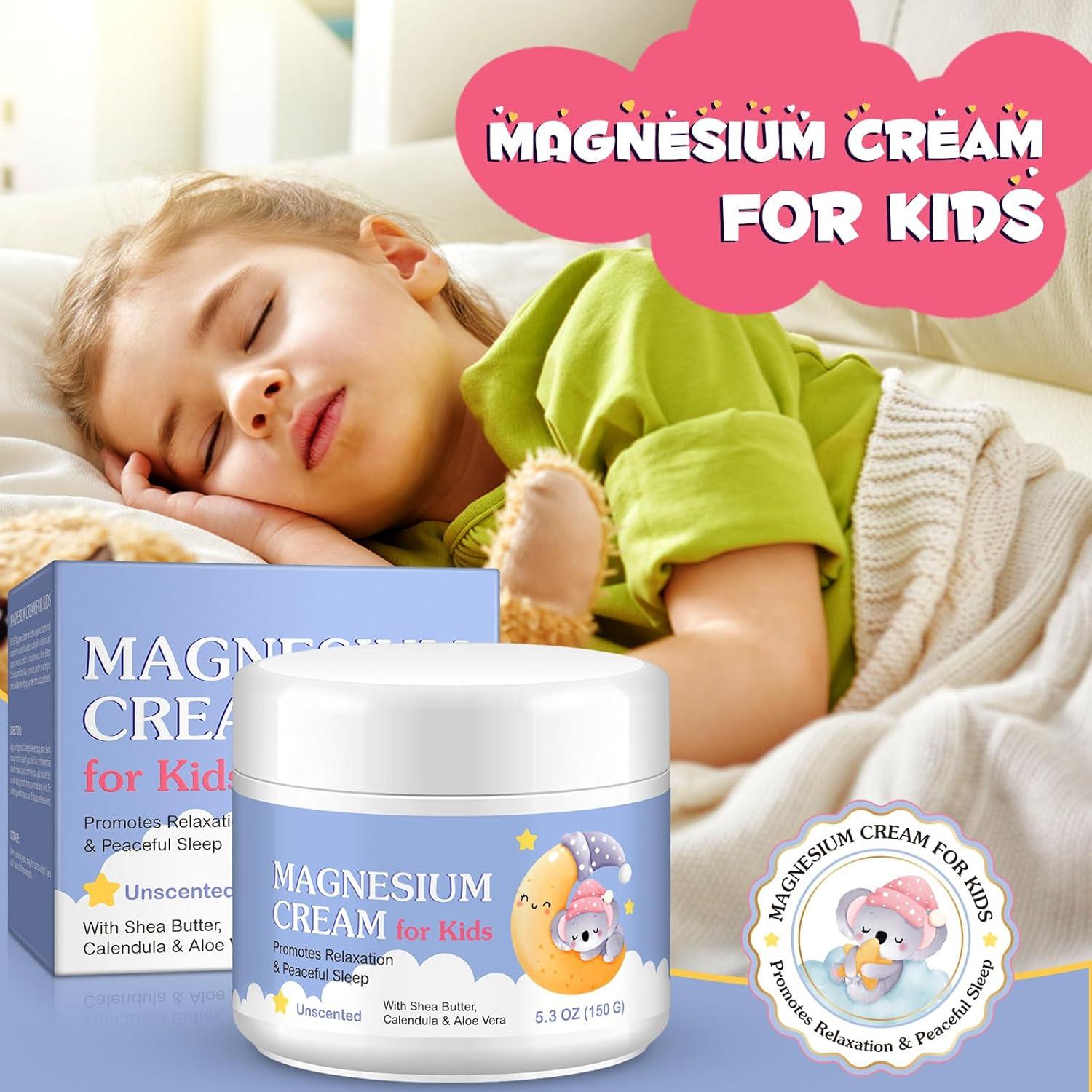 Crema de Magnesio para Niños Loción 100% Natural 191g