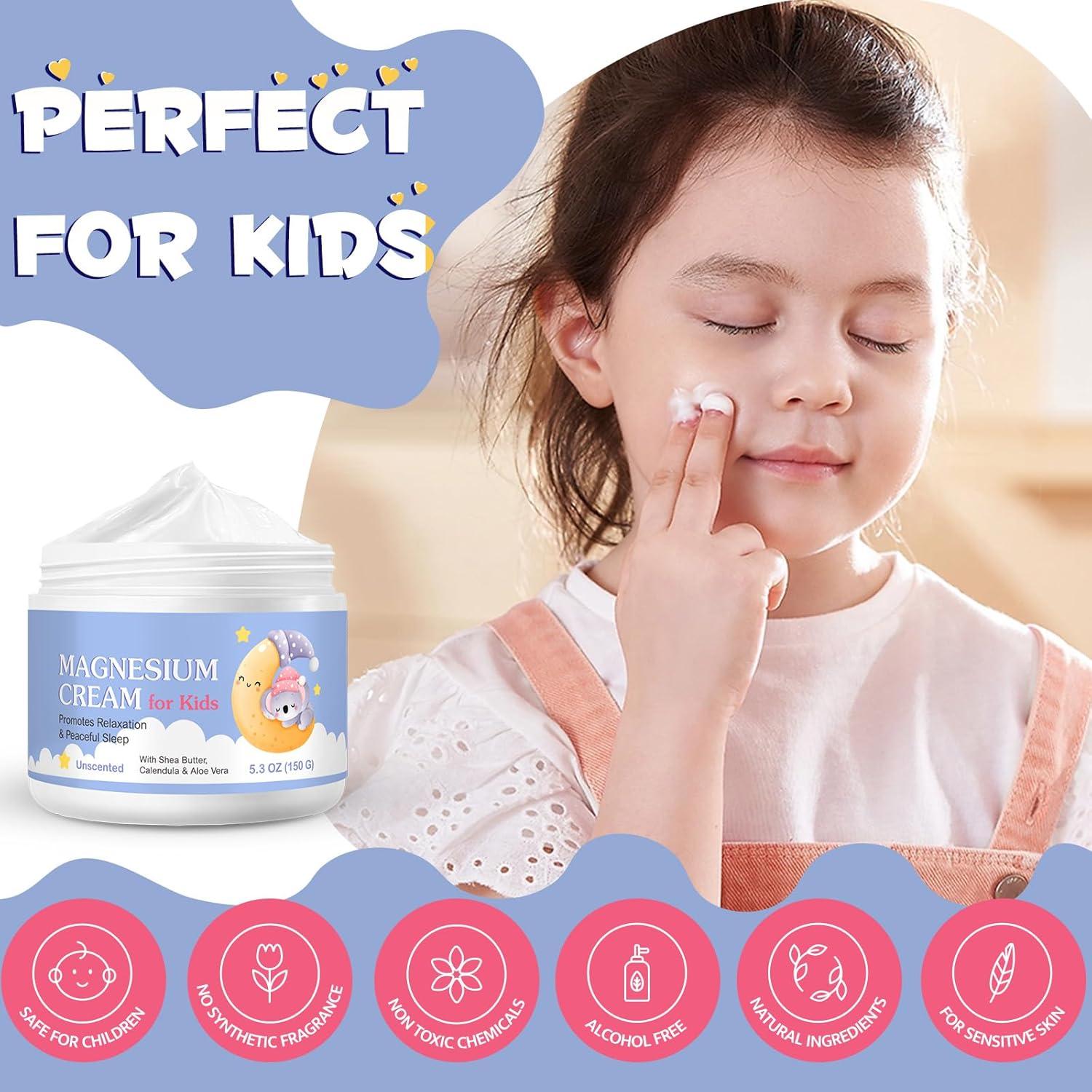 Crema de Magnesio para Niños Loción 100% Natural 191g