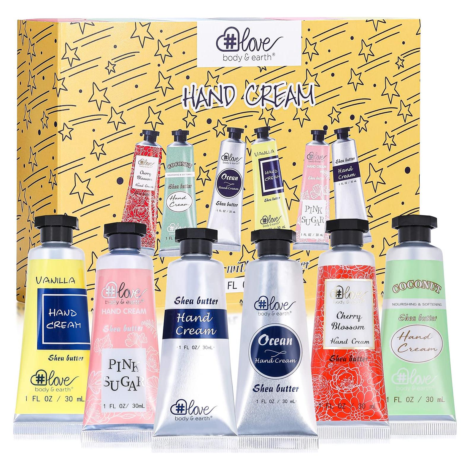 Set de Crema de Manos BODY & EARTH # LOVE - 6 Fragancias