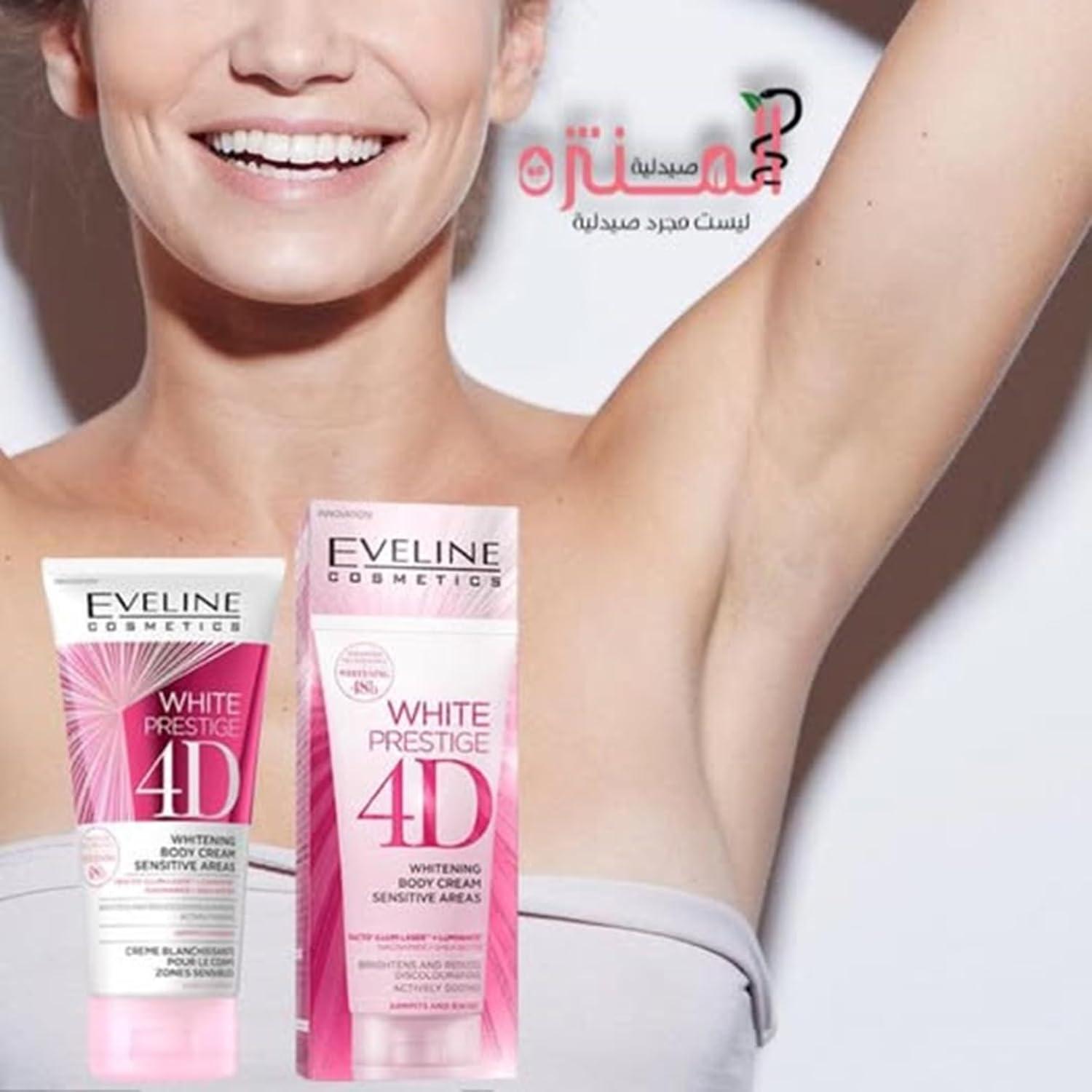 Crema Blanqueadora 4D Eveline 100 ml para Áreas Sensibles