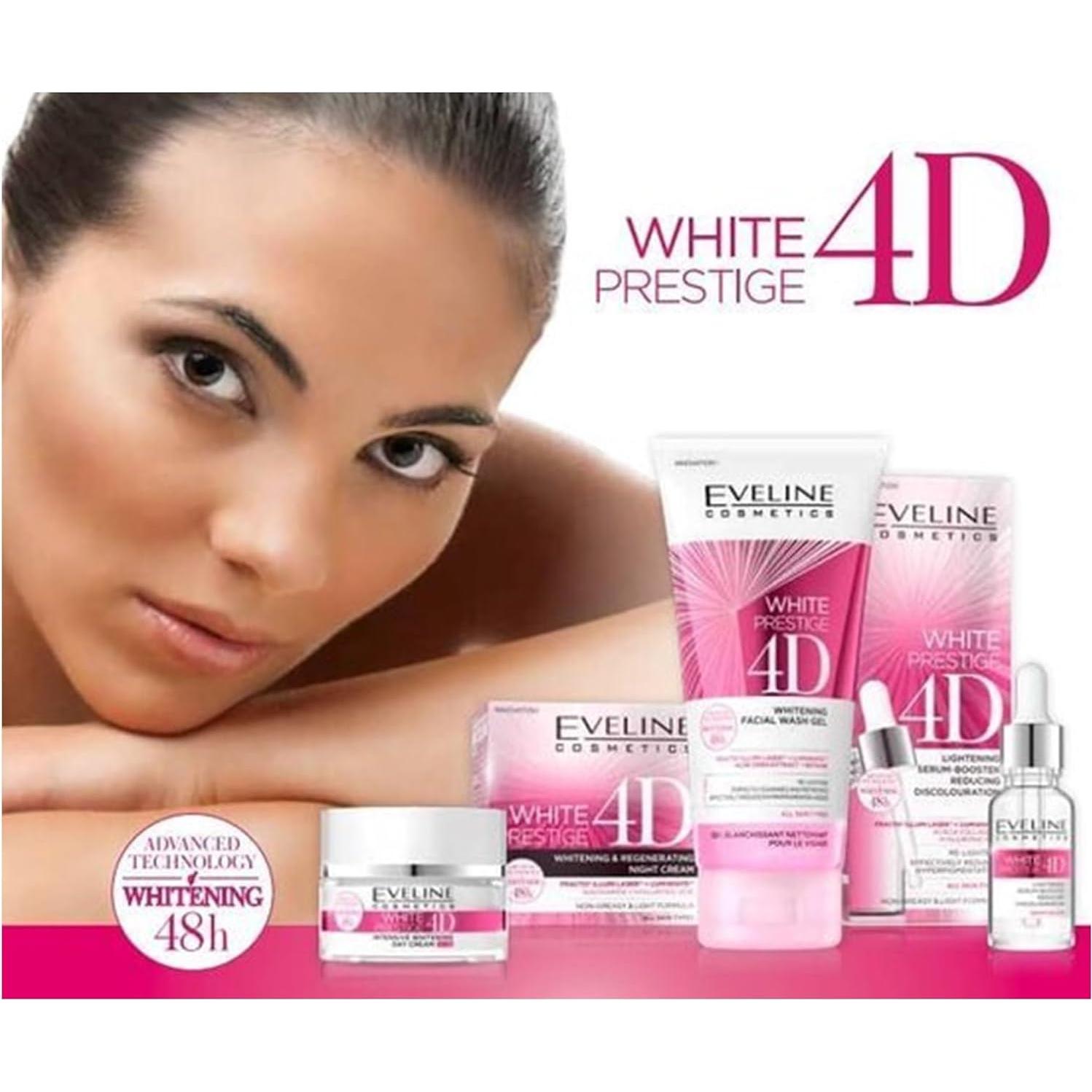 Crema Blanqueadora 4D Eveline 100 ml para Áreas Sensibles