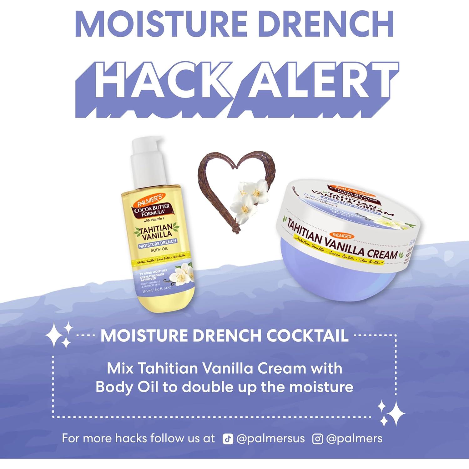 Crema Corporal Palmer's Manteca de Cacao 248 g Hidratación Vainilla