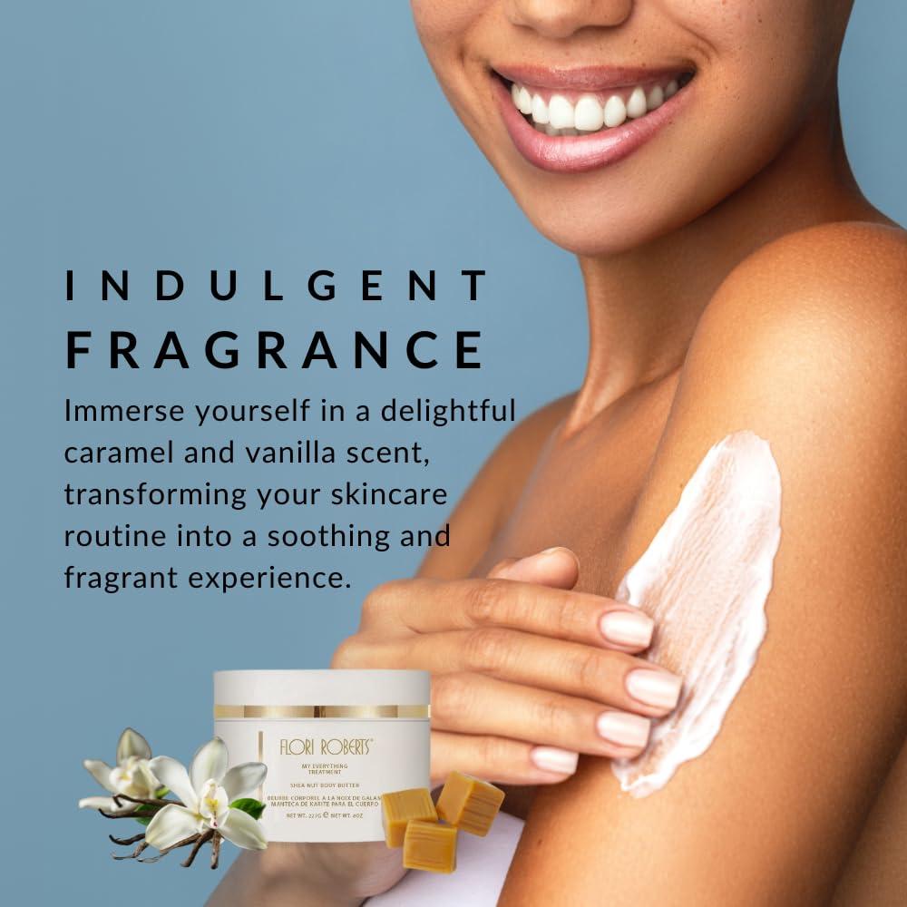 Manteca Corporal Flori Roberts 310 g - Hidratante Karité para Piel Seca