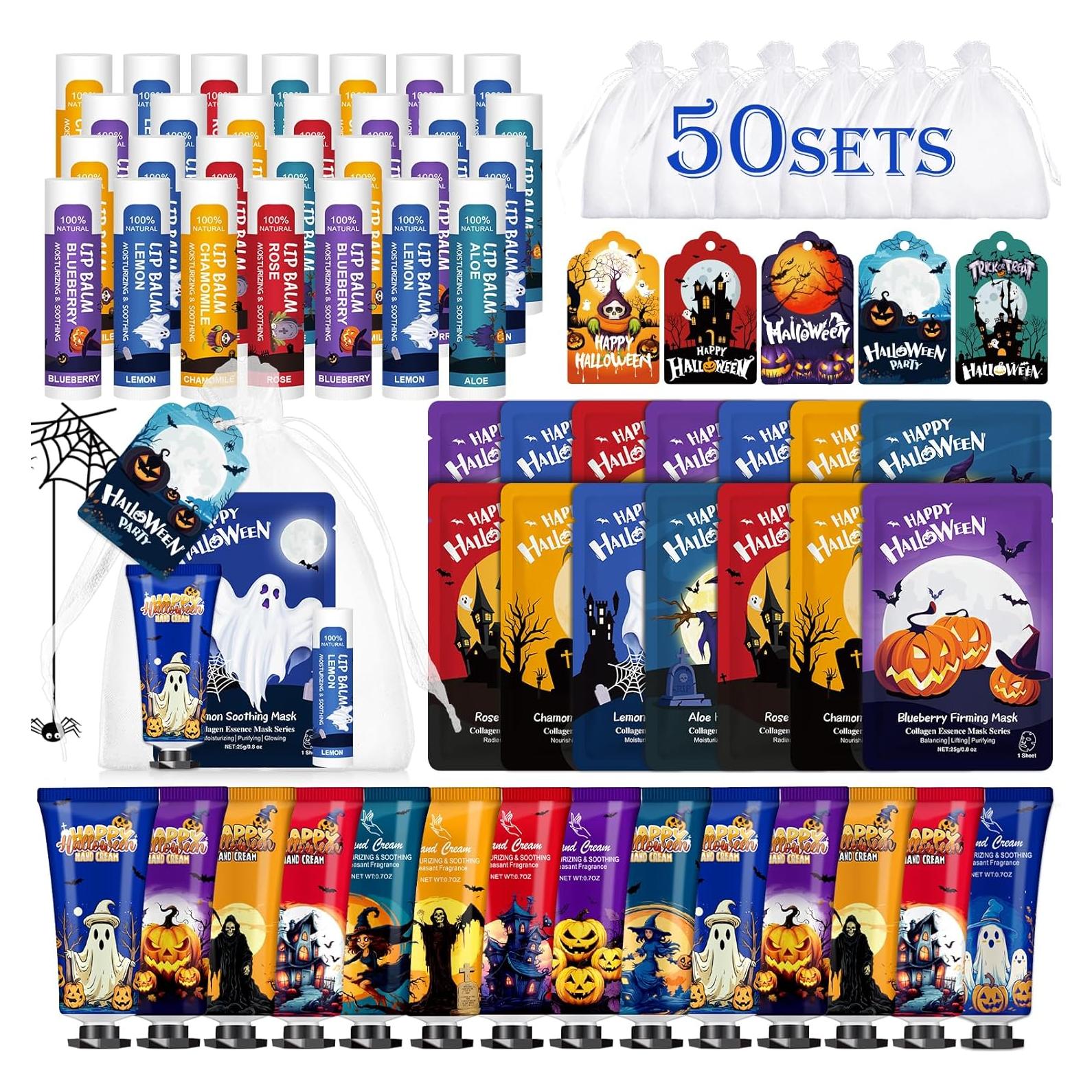 VESPRO 50 Juegos de Crema de Manos y Mascarilla Facial Halloween