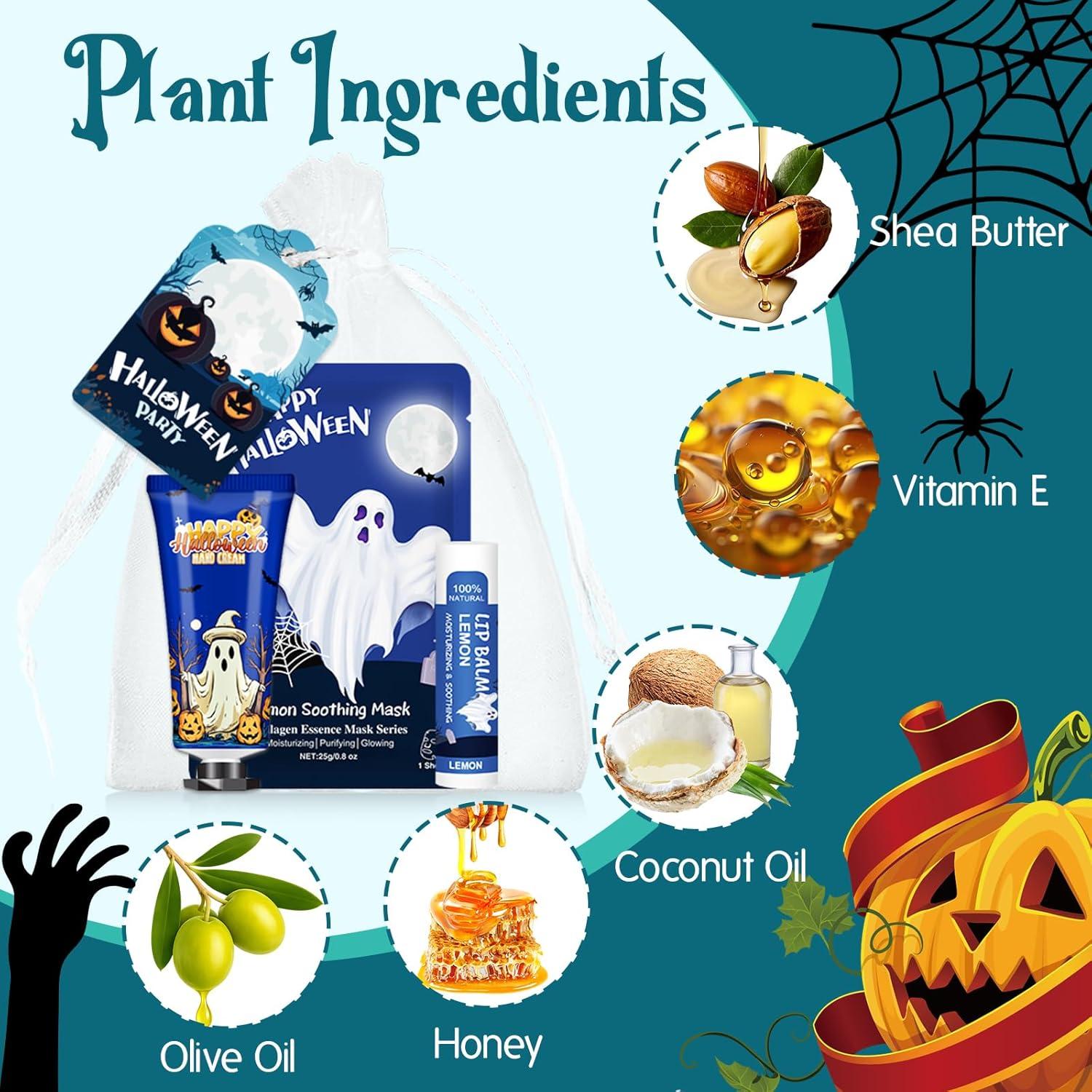 VESPRO 50 Juegos de Crema de Manos y Mascarilla Facial Halloween