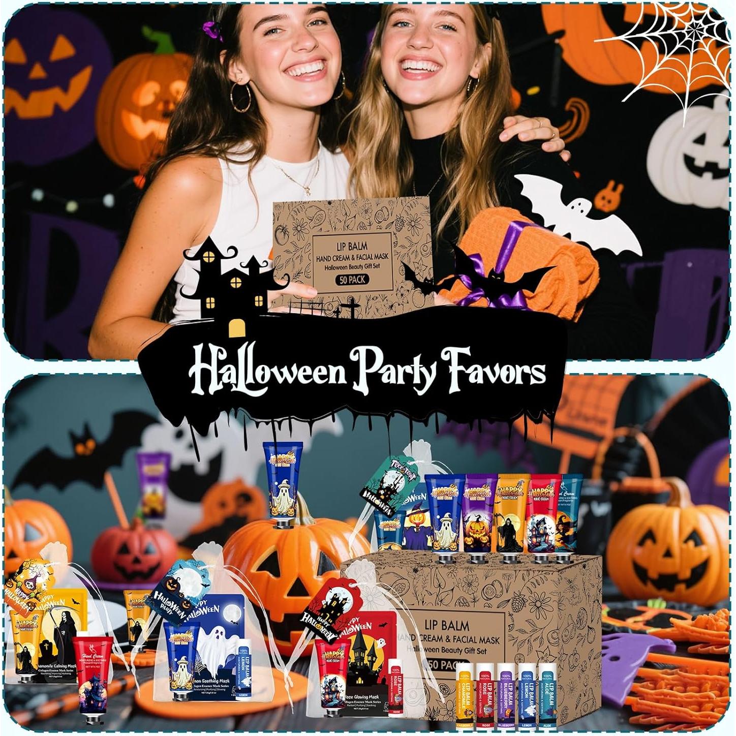 VESPRO 50 Juegos de Crema de Manos y Mascarilla Facial Halloween