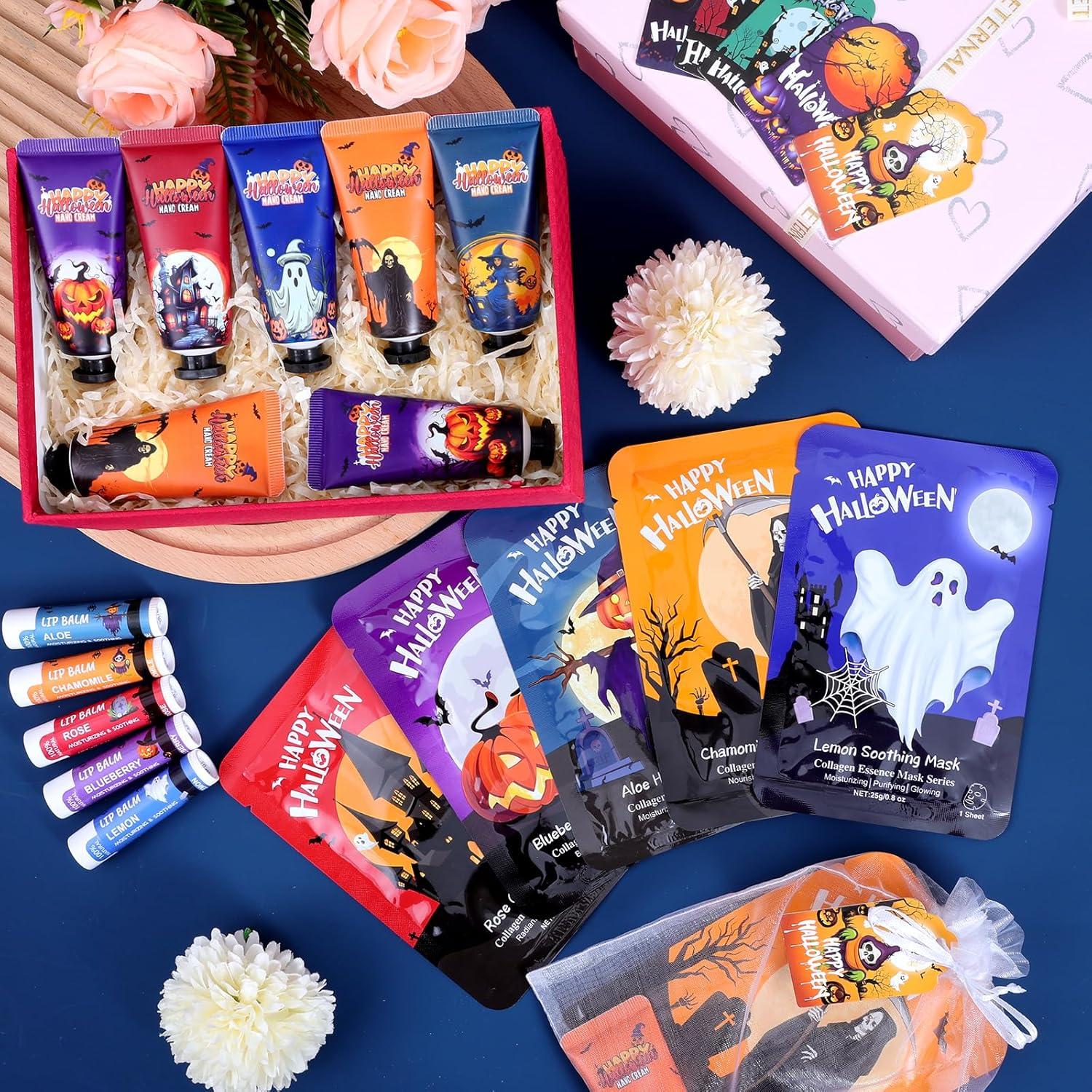 VESPRO 50 Juegos de Crema de Manos y Mascarilla Facial Halloween