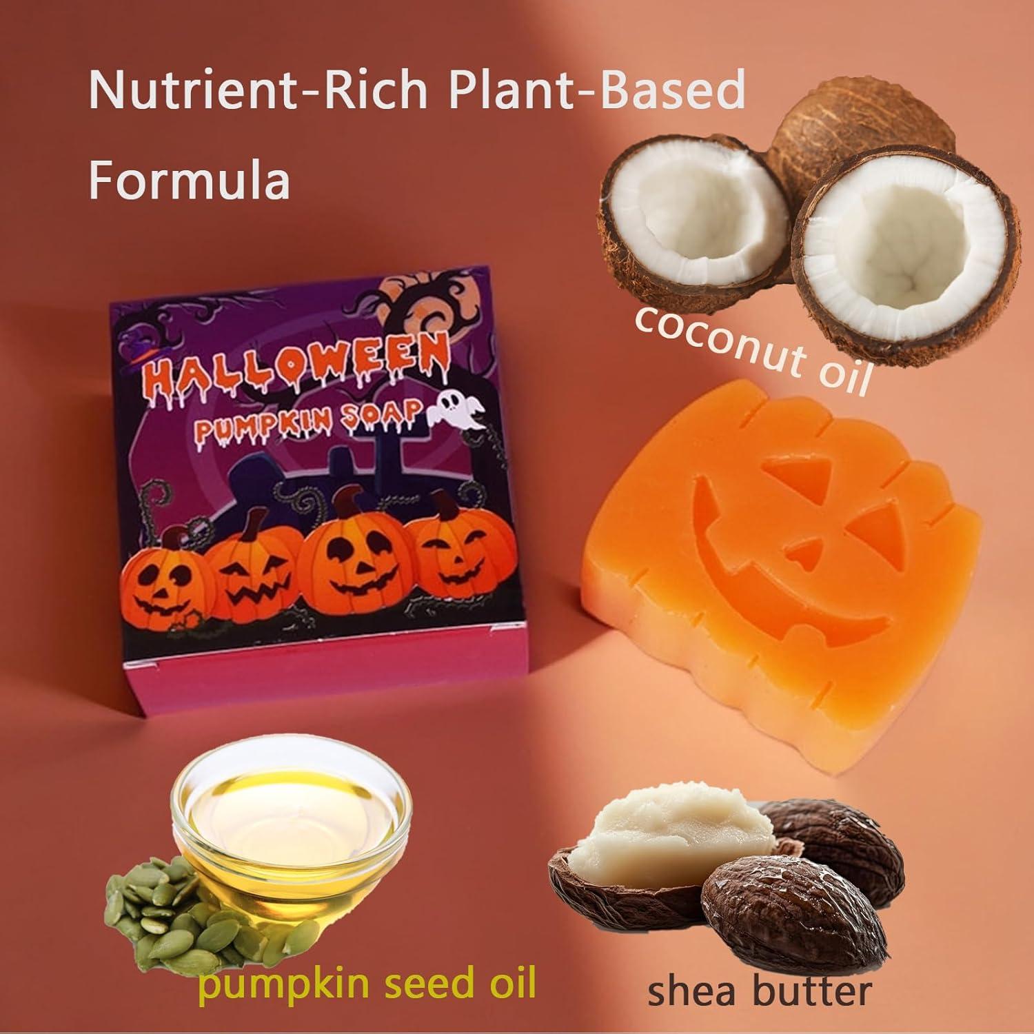 Jabón Facial Natural HWM de Calabaza 100g Hidratante y Calmante