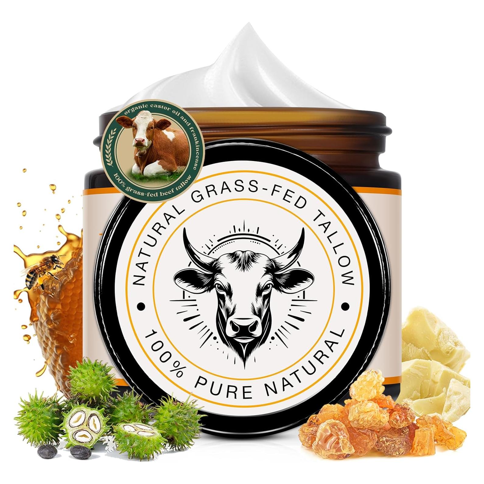 Crema de Sebo de Res WELOSUER 62.37 ml con Incienso y Aceite de Ricino