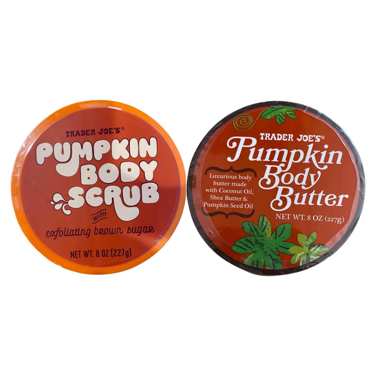 Set Exfoliante y Manteca Corporal de Calabaza Trader Joe's 227 g