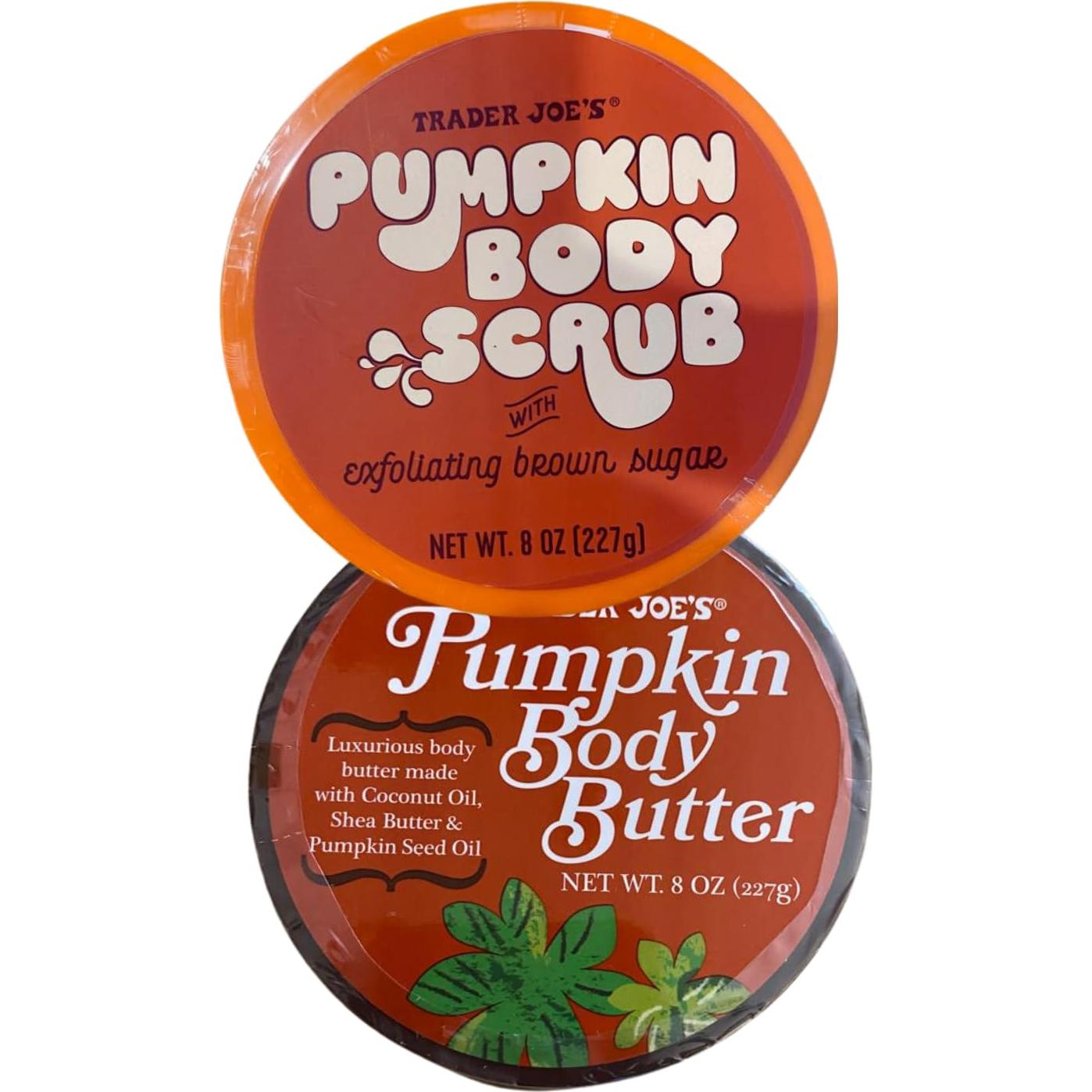 Set Exfoliante y Manteca Corporal de Calabaza Trader Joe's 227 g