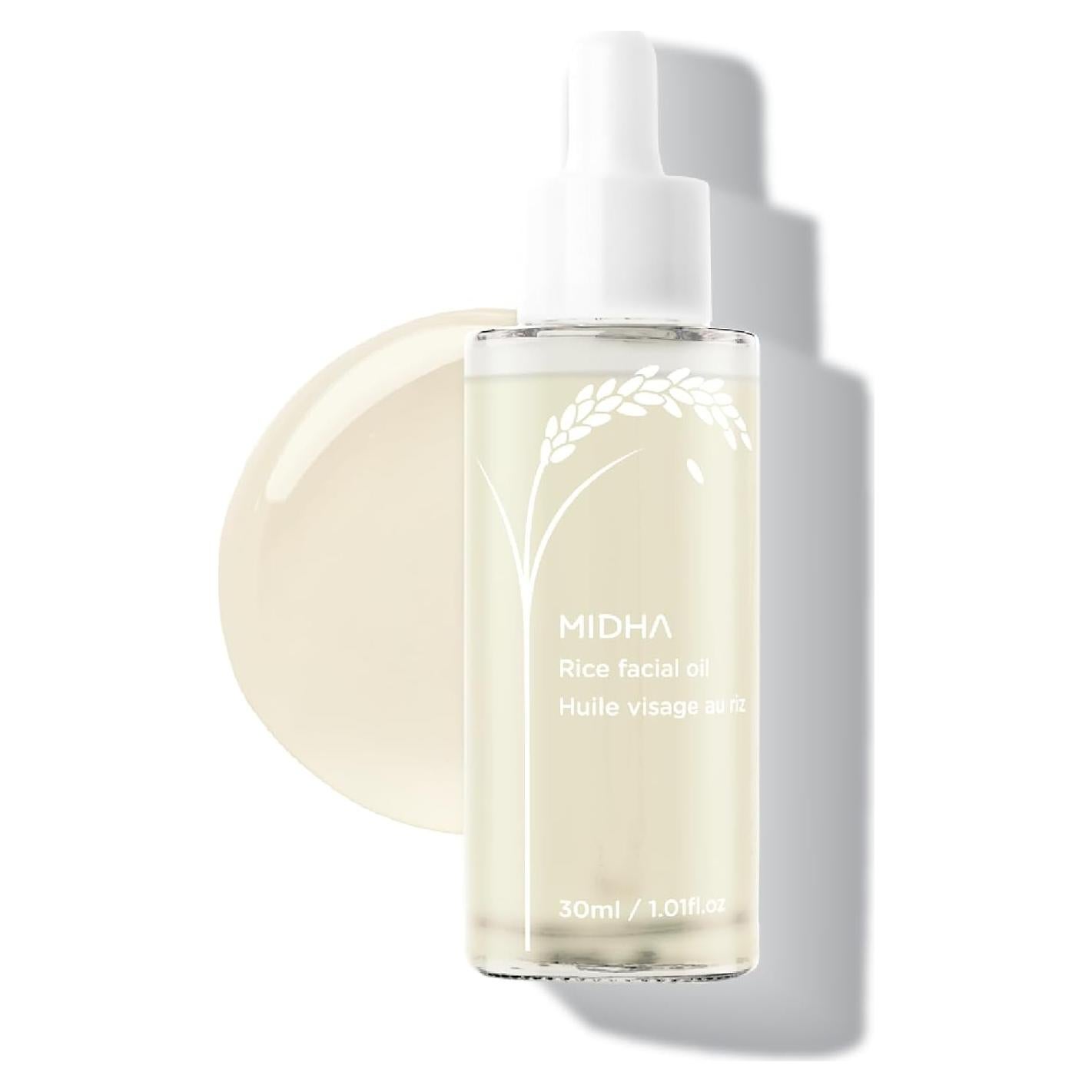 Aceite Facial Hidratante Midha 30ml - Arroz Natural 99.5%
