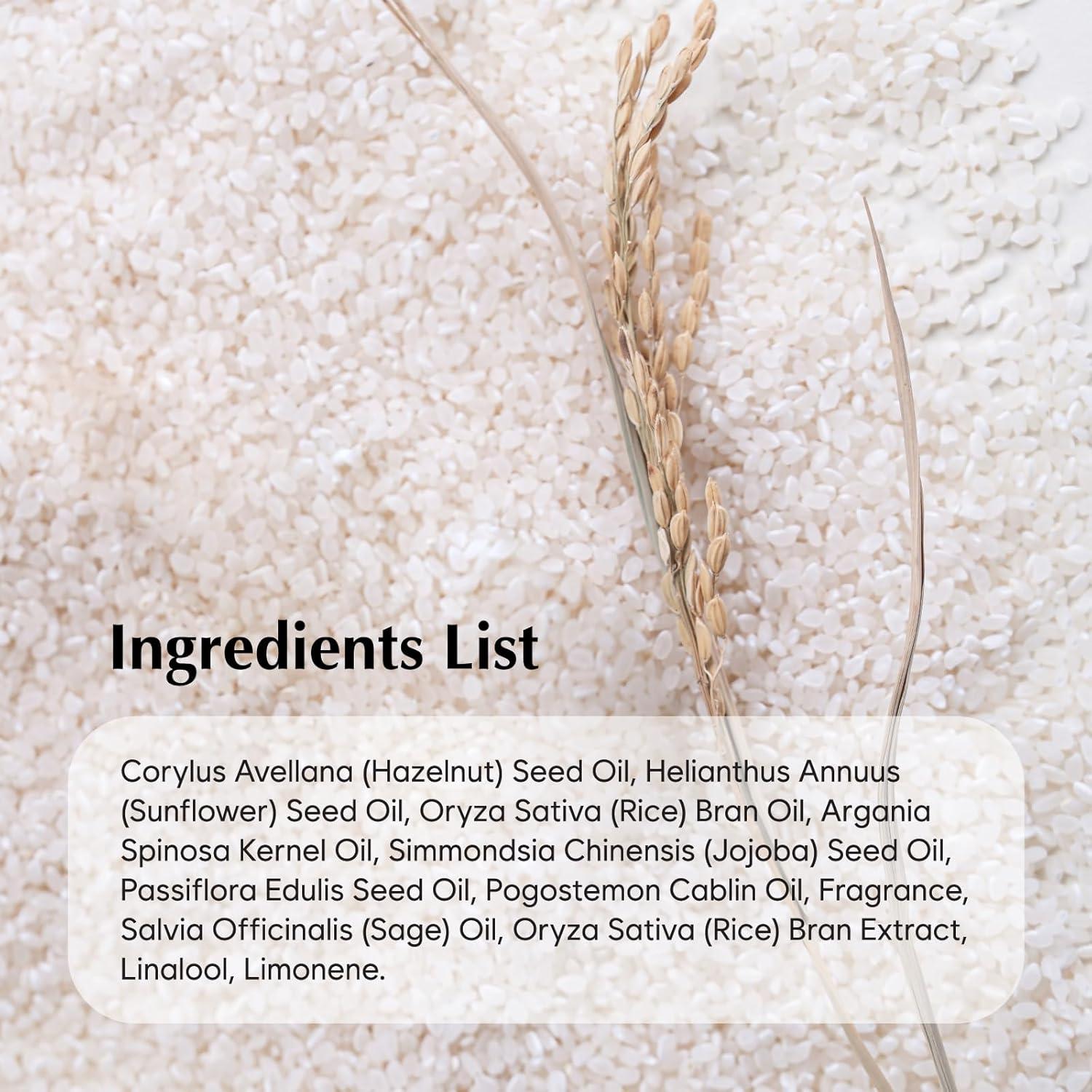 Aceite Facial Hidratante Midha 30ml - Arroz Natural 99.5%