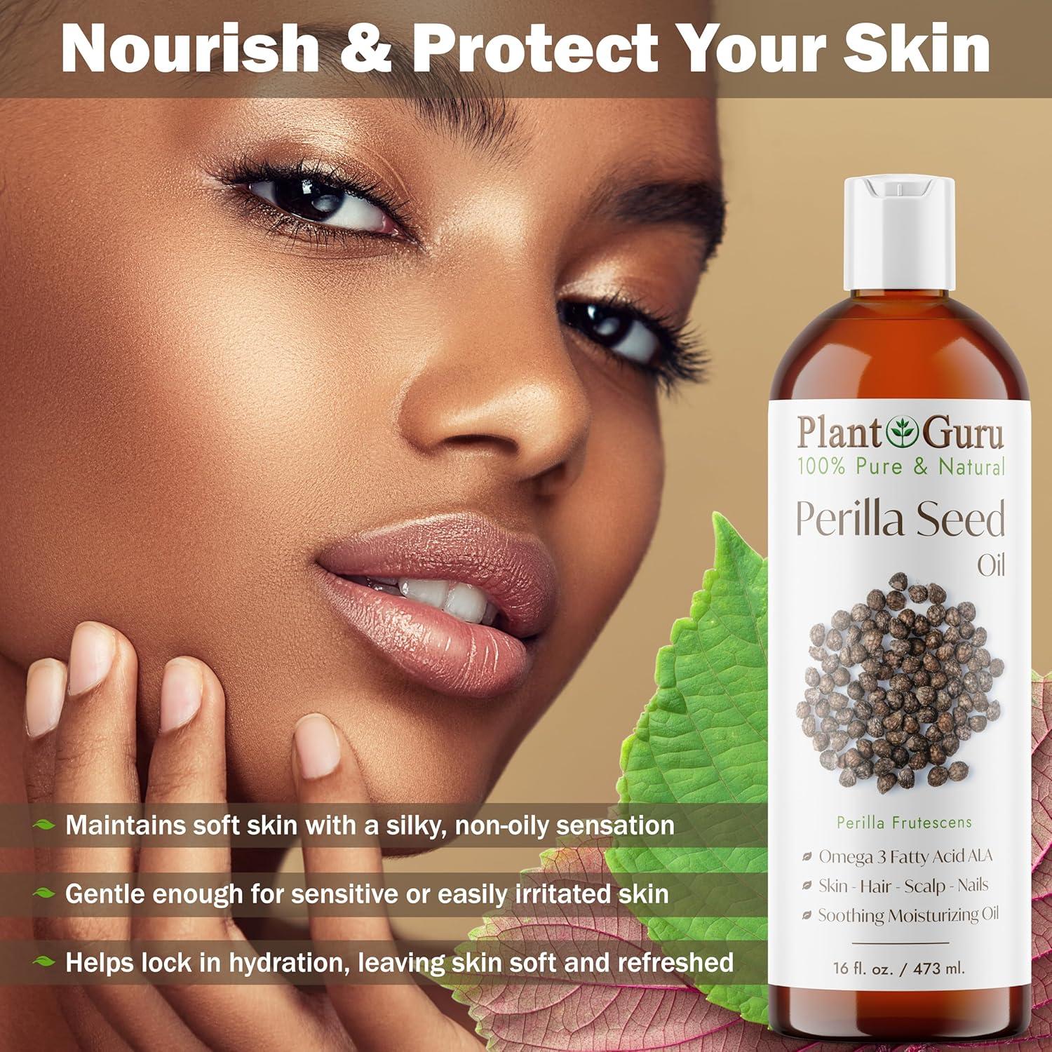 Aceite de Semilla de Perilla Plant Guru 118 ml Prensado en Frío 100% Puro