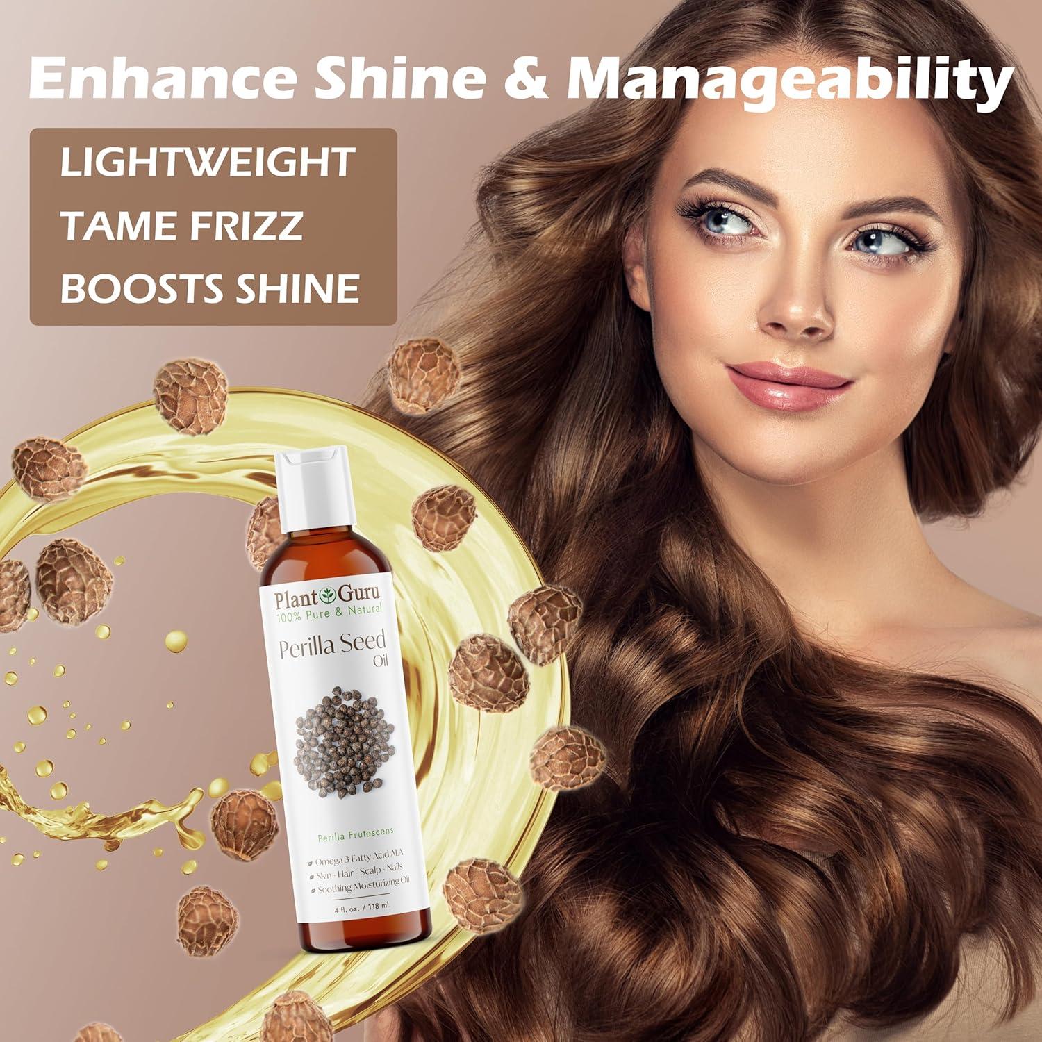 Aceite de Semilla de Perilla Plant Guru 118 ml Prensado en Frío 100% Puro