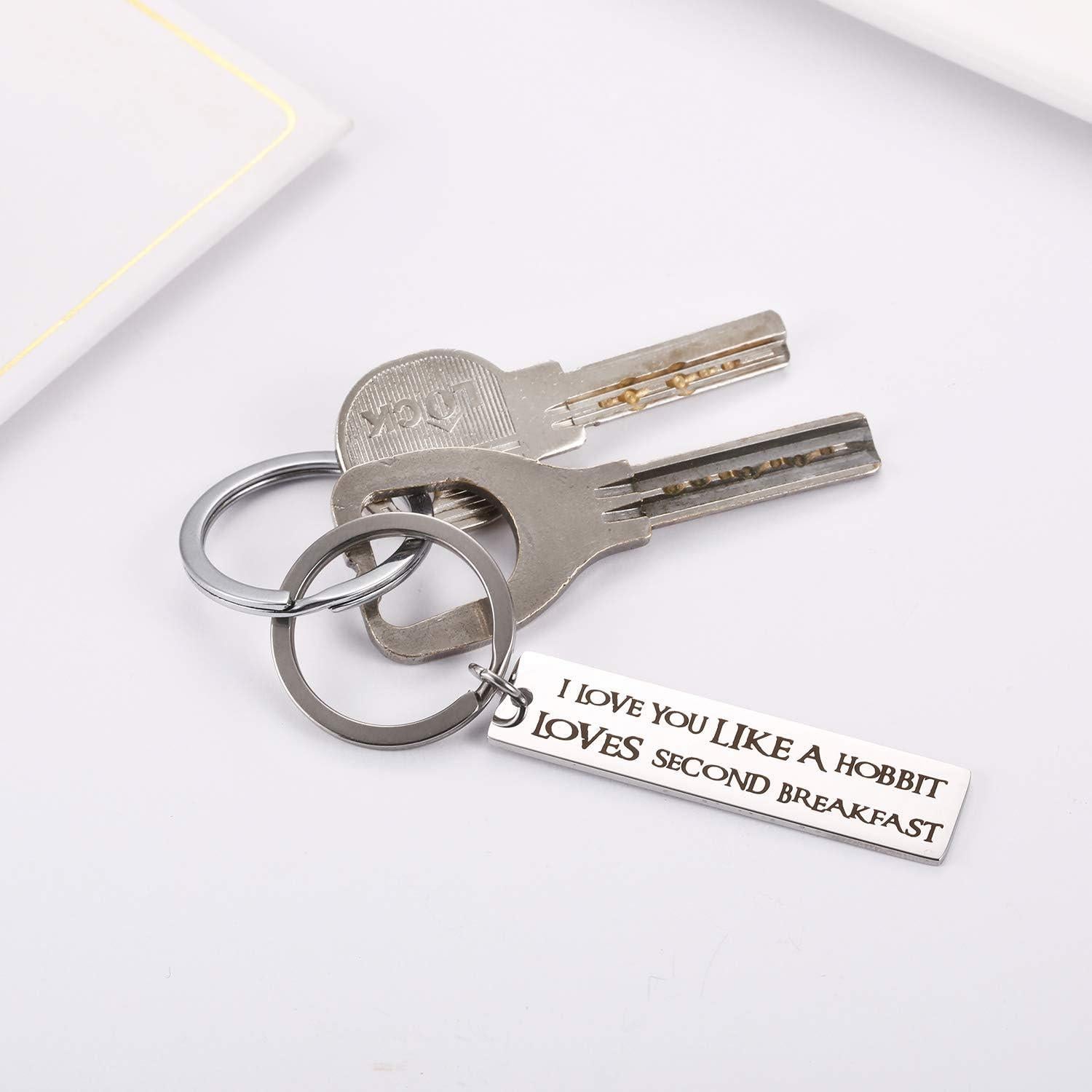Llavero El Señor de los Anillos Hazado Te Amo Hobbit