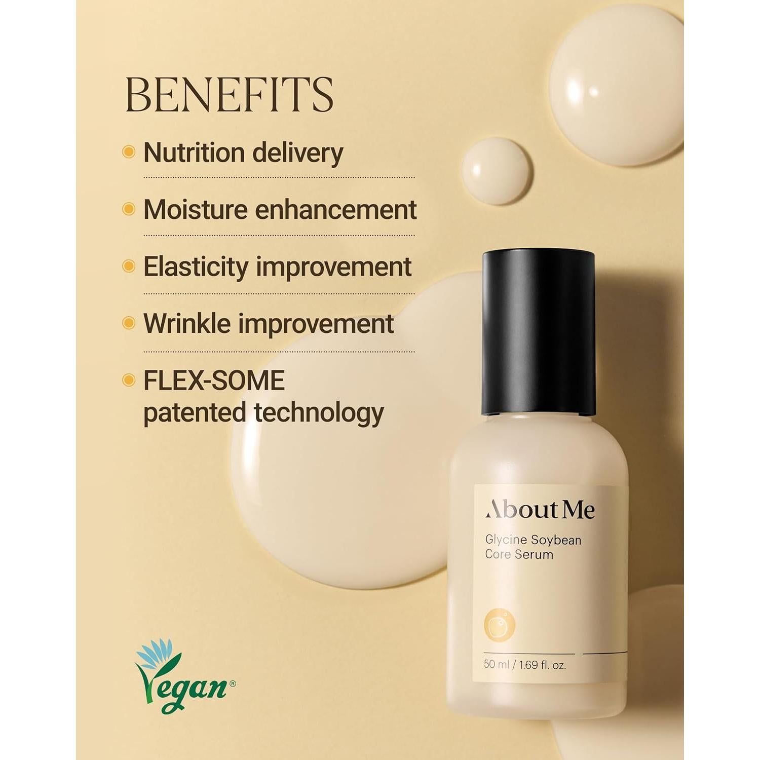 Sérum de Soja Glicina Core - 50ml - Reafirmante con 13 Péptidos