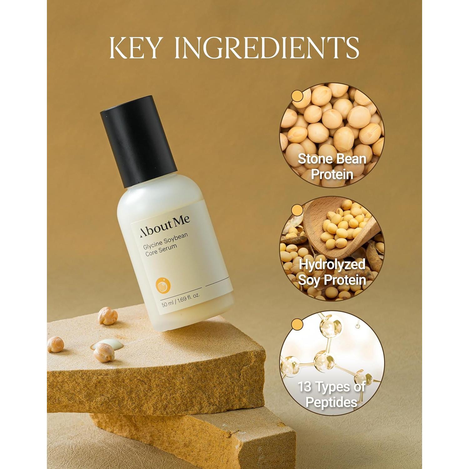 Sérum de Soja Glicina Core - 50ml - Reafirmante con 13 Péptidos