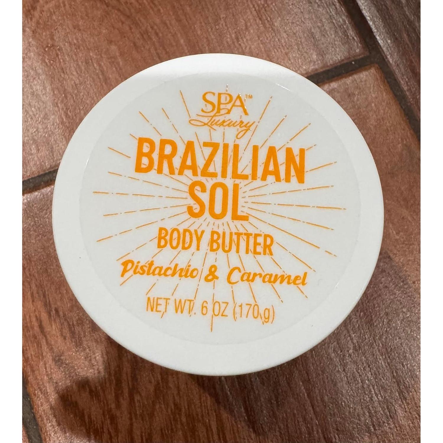 Manteca Corporal Spa Luxury Brasil 170 g Aroma Pistacho Caramelo