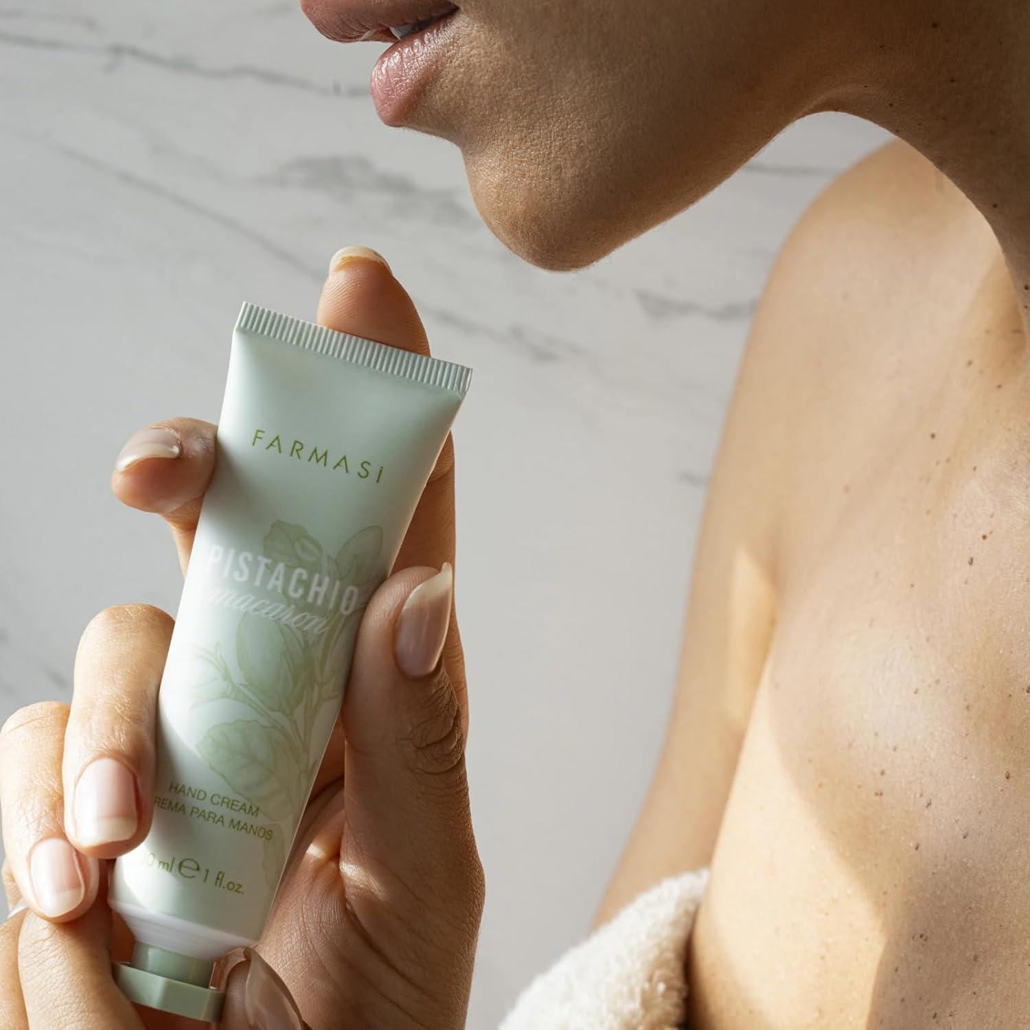Crema de Manos Farmasi Macaron de Pistacho 30ml Hidratante