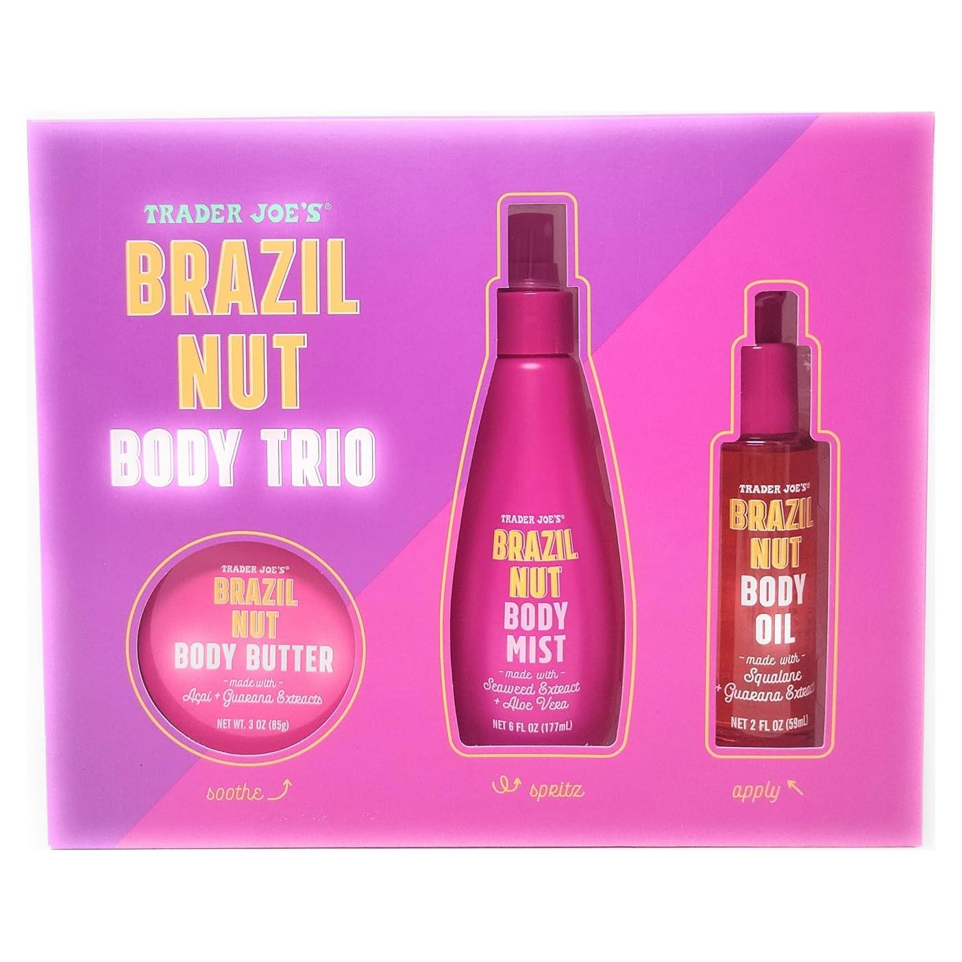 Conjunto de Regalo Trio Corporal Trader Joe's - Nuez de Brasil