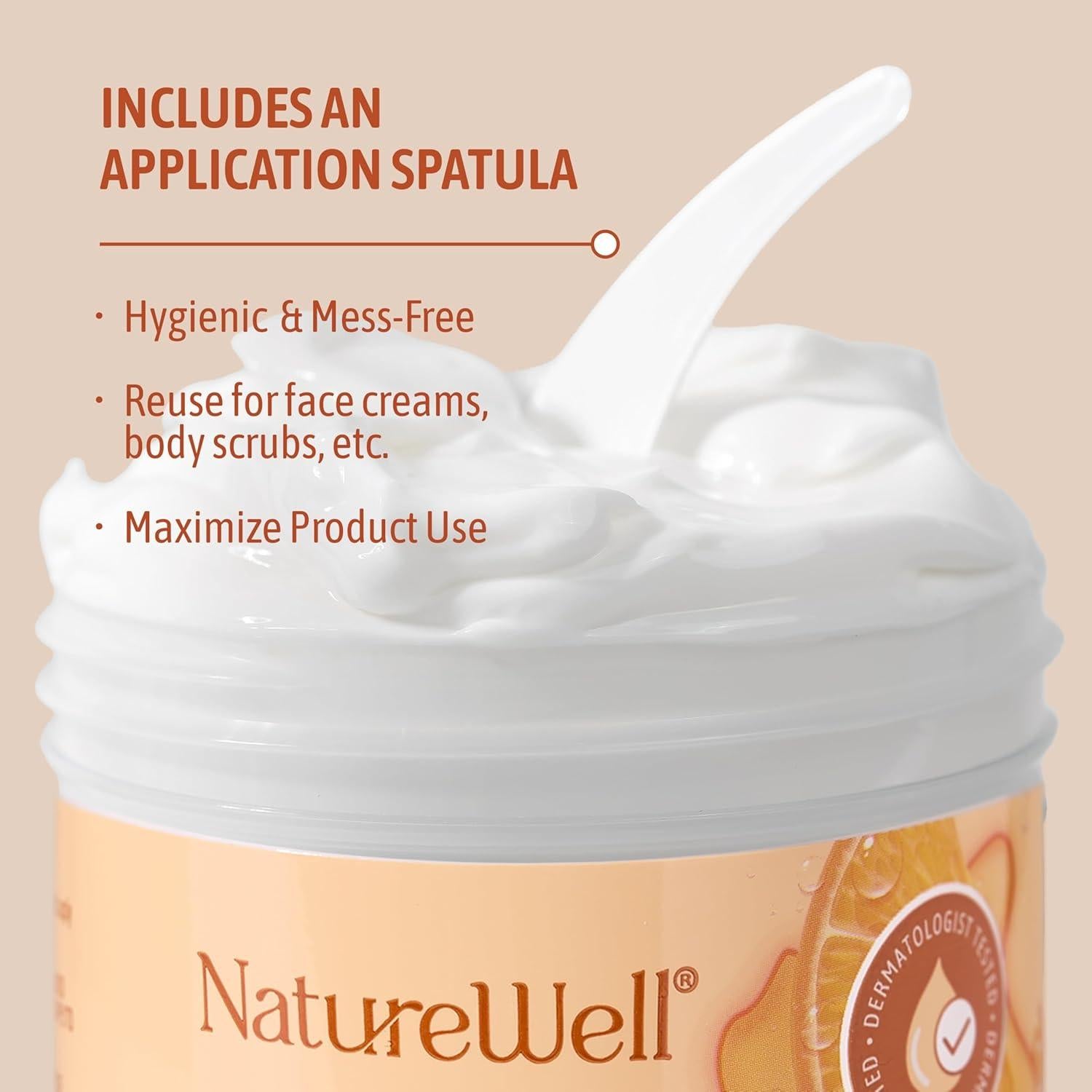 Crema Hidratante de Vitamina C Nature Well 453g - Piel Radiante