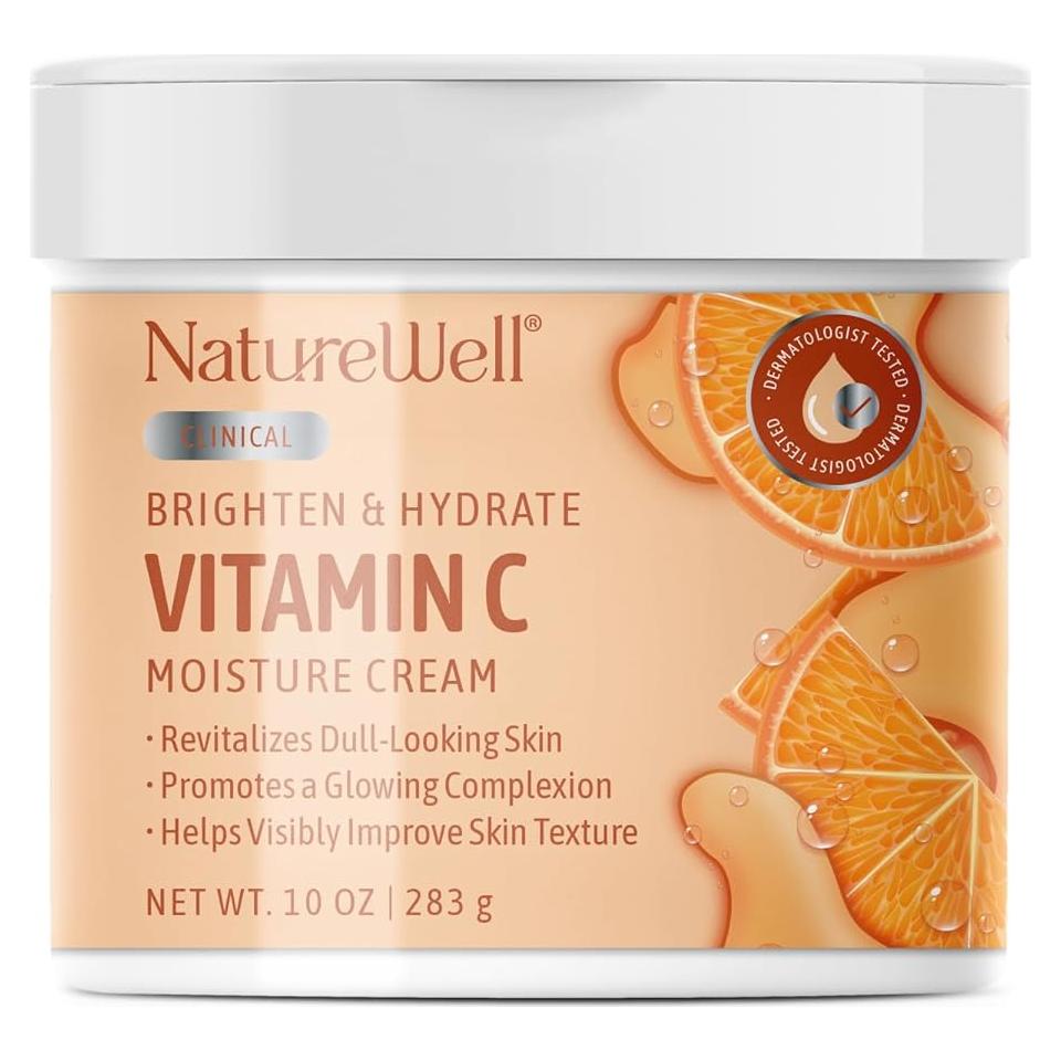 Crema Hidratante de Vitamina C Nature Well 340 g - Piel Radiante