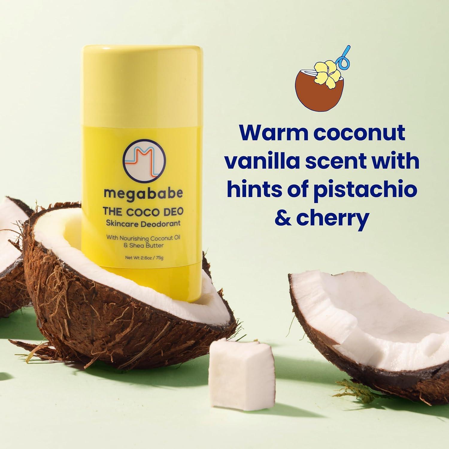 Desodorante Megababe The Coco Deo 73.9 g - Protección 72h