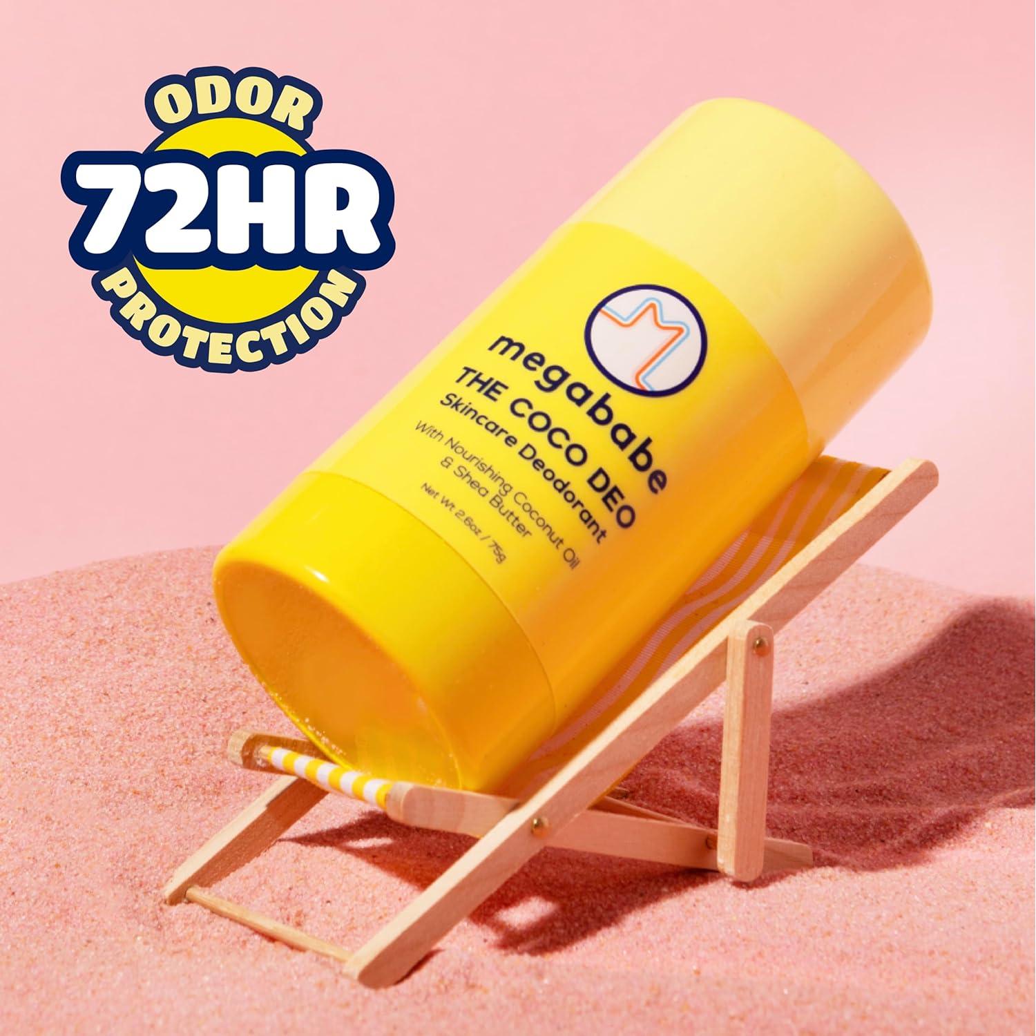 Desodorante Megababe The Coco Deo 73.9 g - Protección 72h