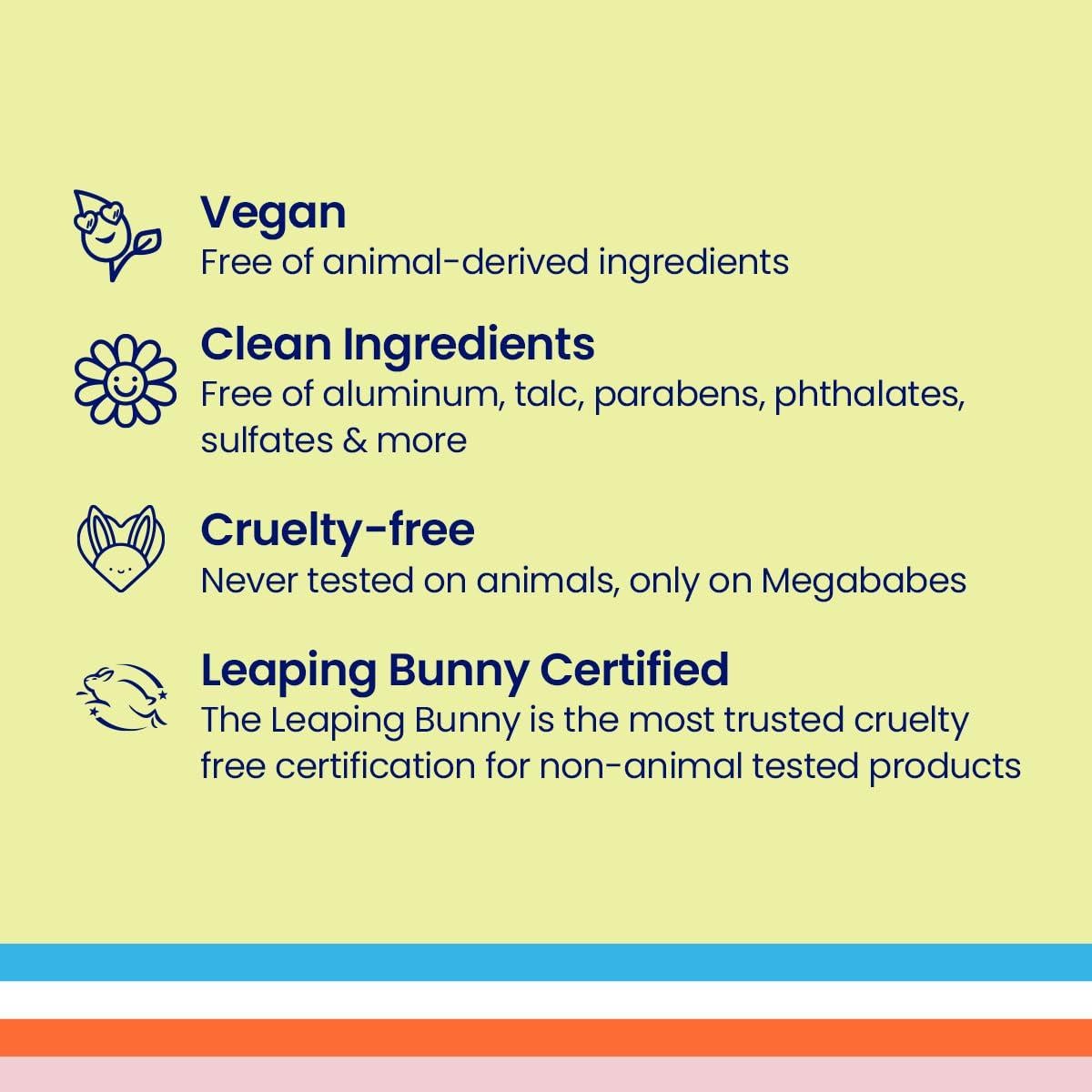 Desodorante Megababe The Coco Deo 73.9 g - Protección 72h