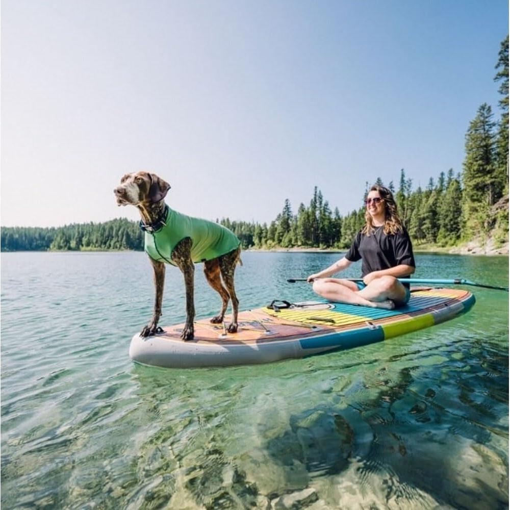 Camisa Solar para Perros Goldpaw UV Verde Pistacho T26