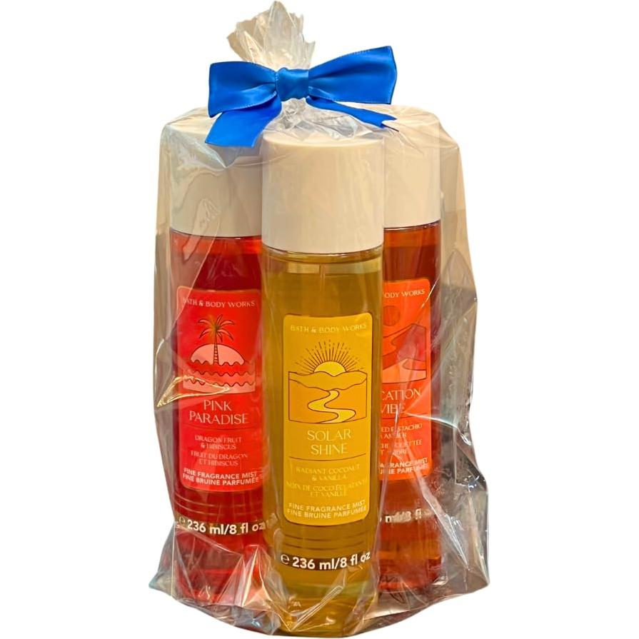 Conjunto de Fragancias Fina Baño y Cuerpo Trabajos 3 Piezas 236.6 ml